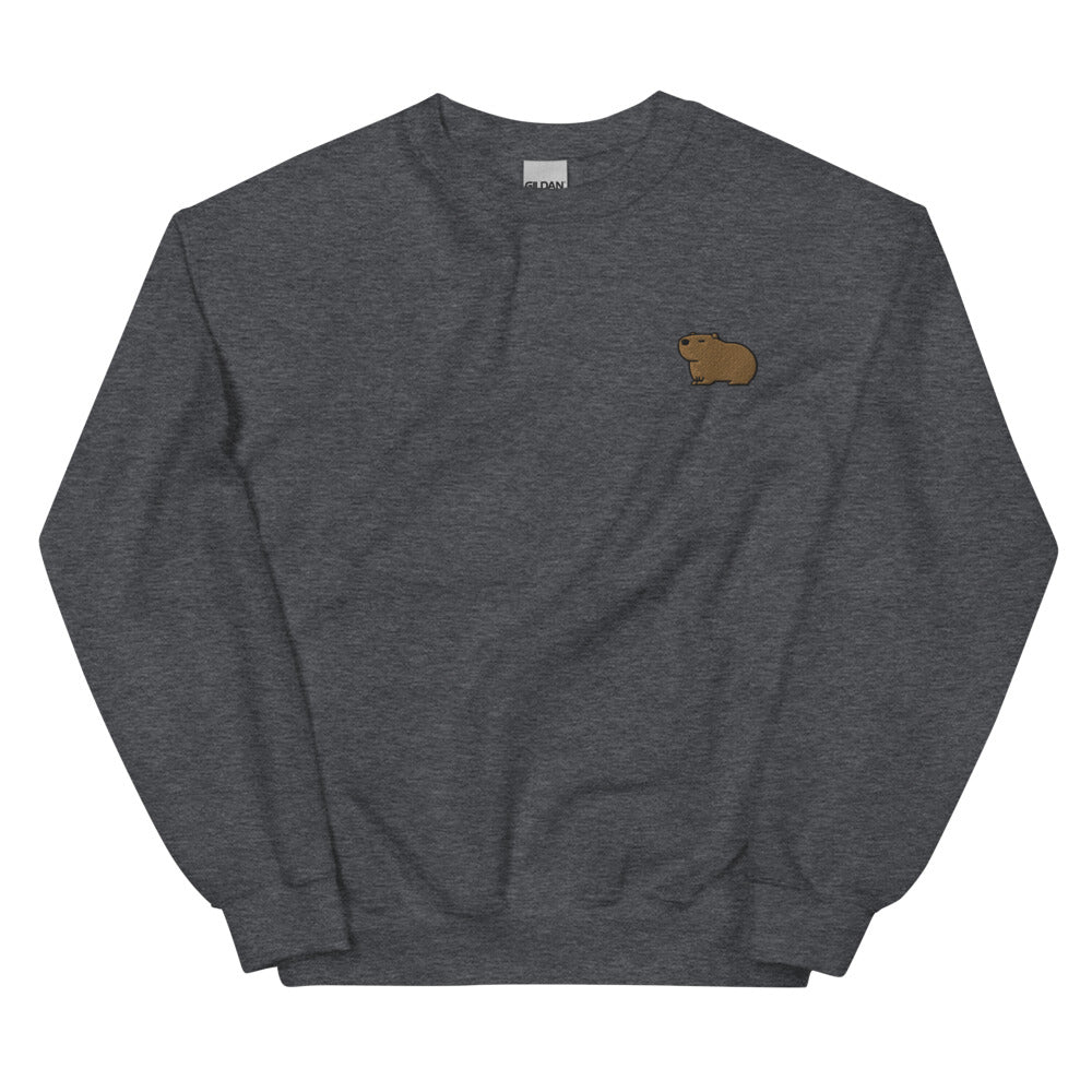 Capybara Embroidered Sweatshirt