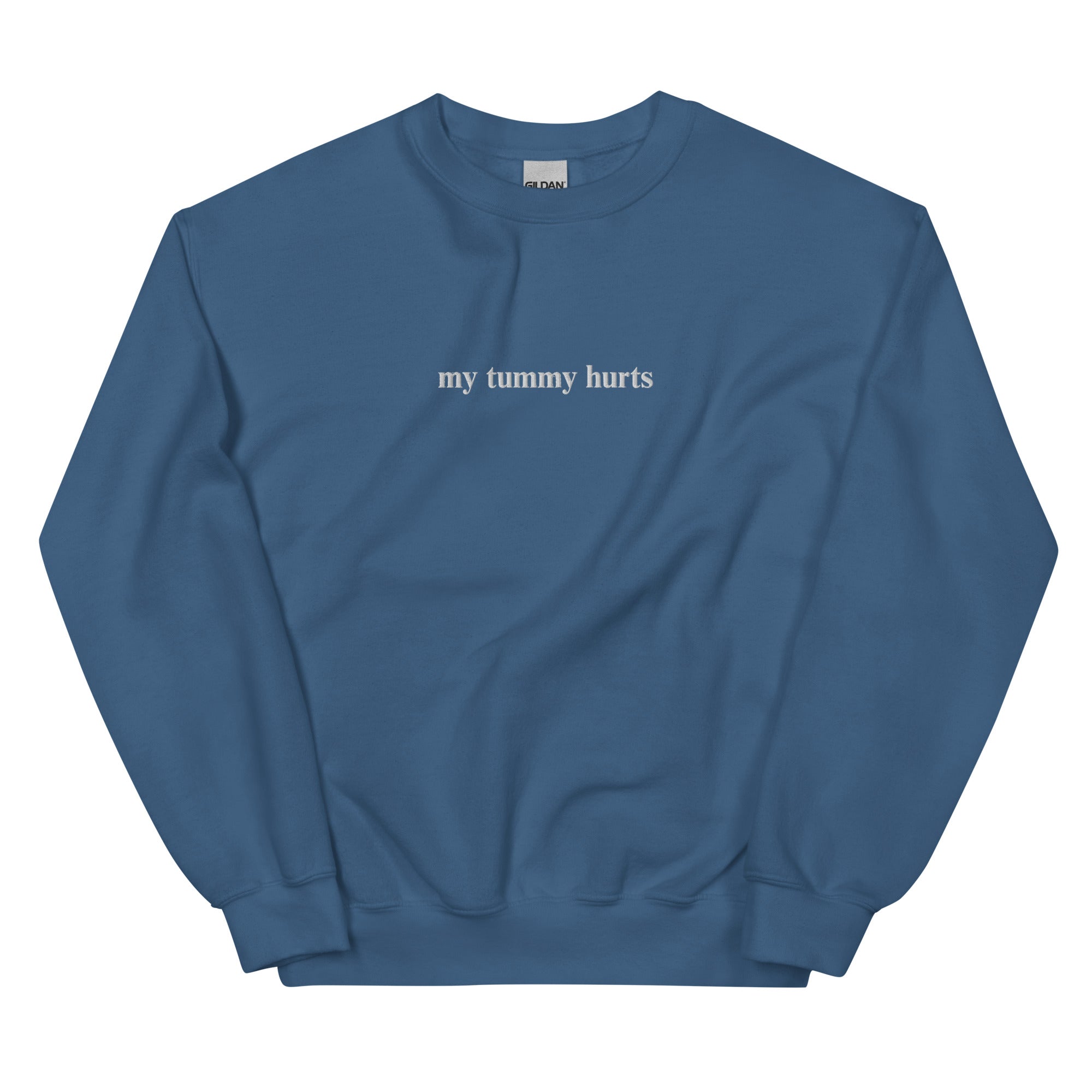 My Tummy Hurts Embroidered Sweatshirt