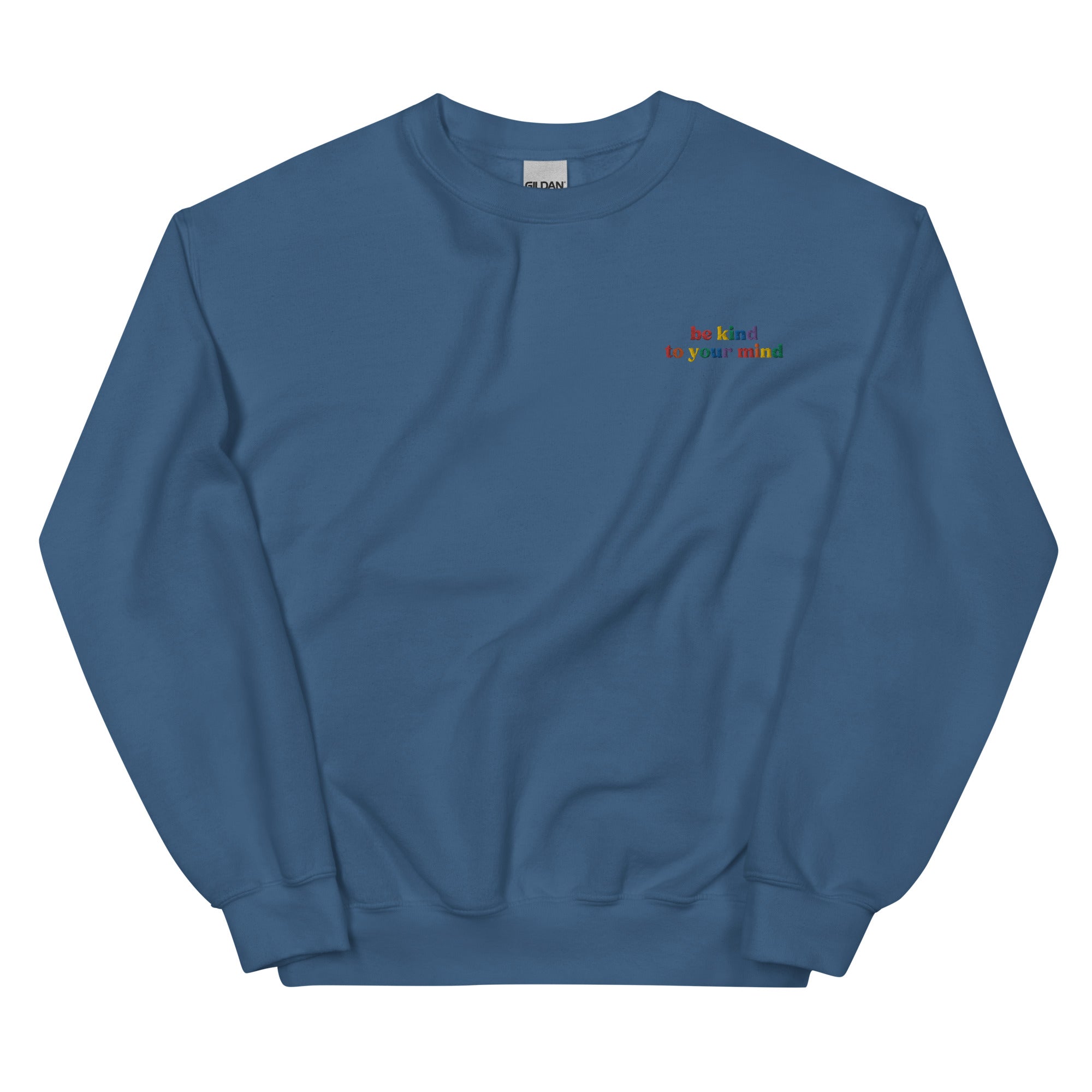 Be Kind to Your Mind Embroidered Sweatshirt