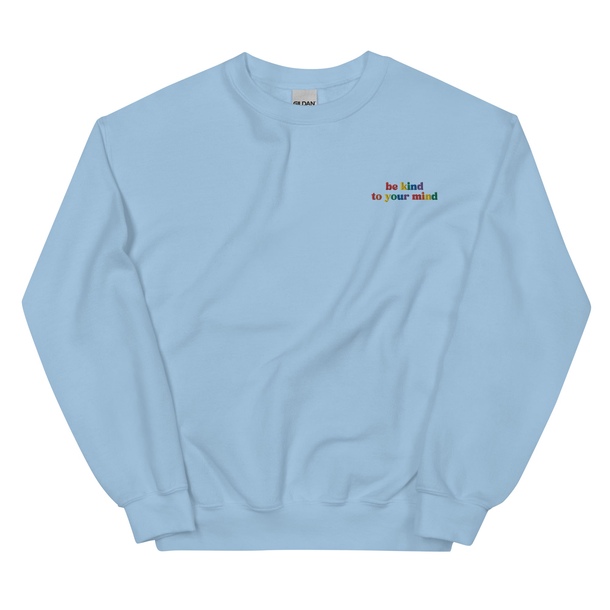 Be Kind to Your Mind Embroidered Sweatshirt