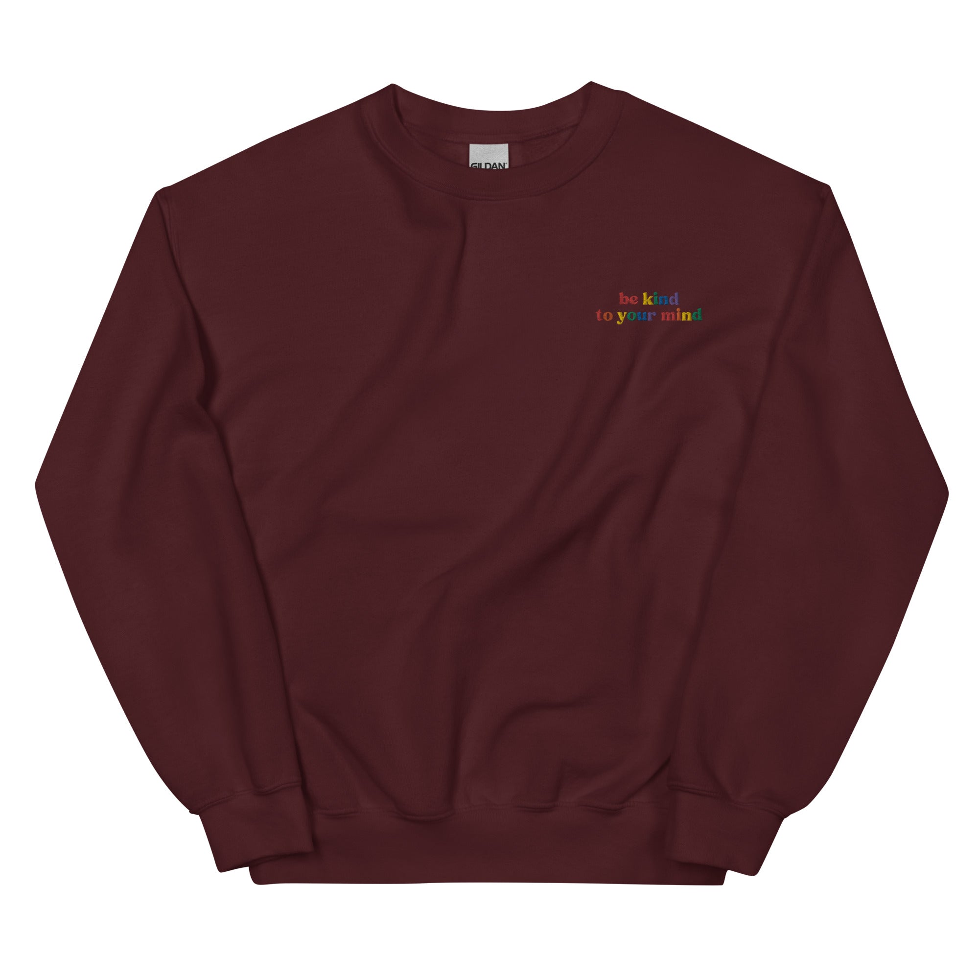 Be Kind to Your Mind Embroidered Sweatshirt