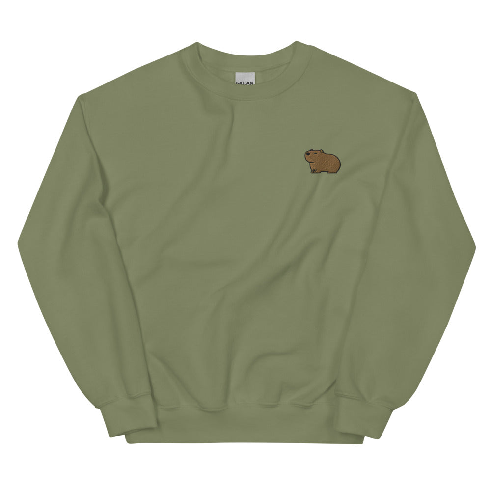 Capybara Embroidered Sweatshirt