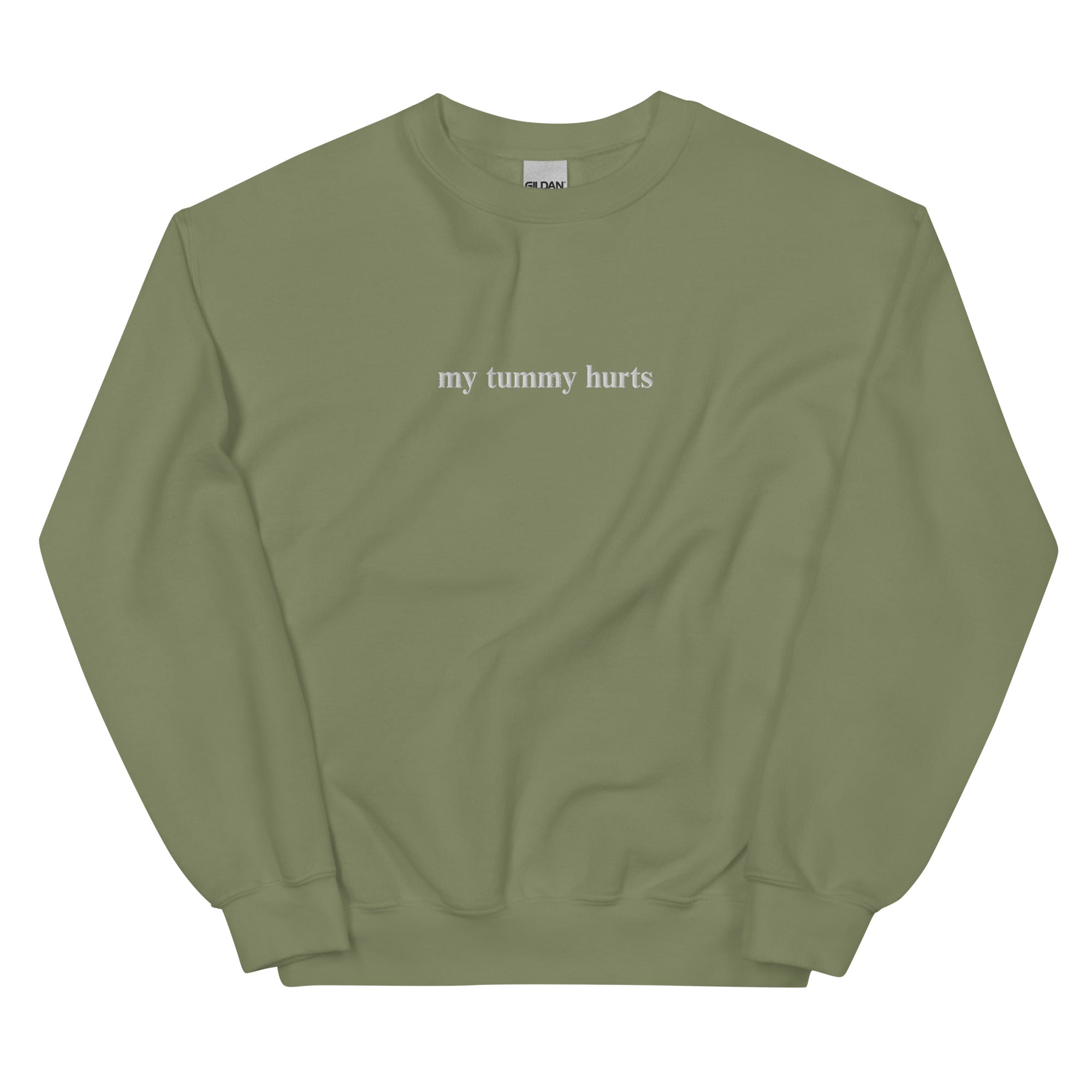 My Tummy Hurts Embroidered Sweatshirt