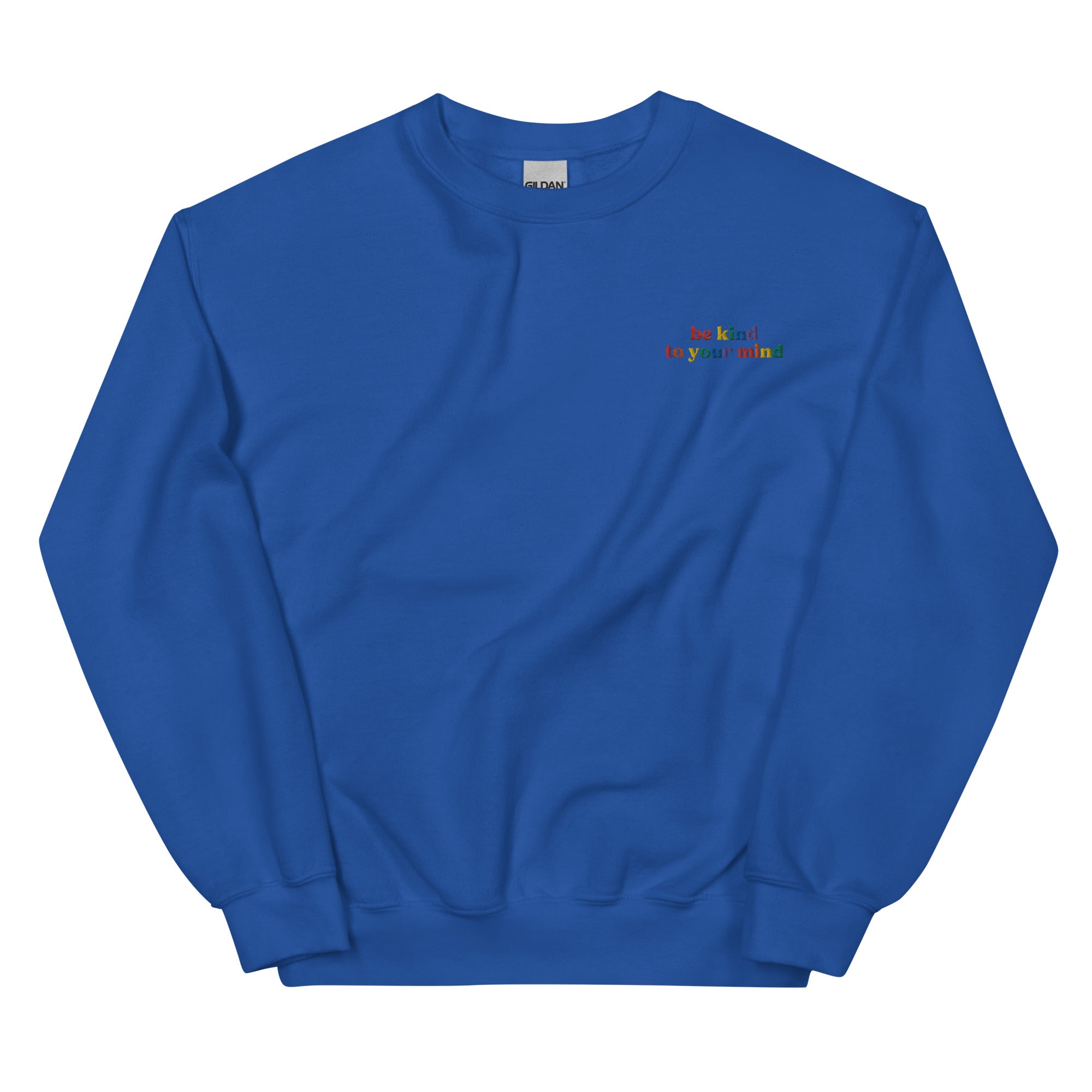 Be Kind to Your Mind Embroidered Sweatshirt
