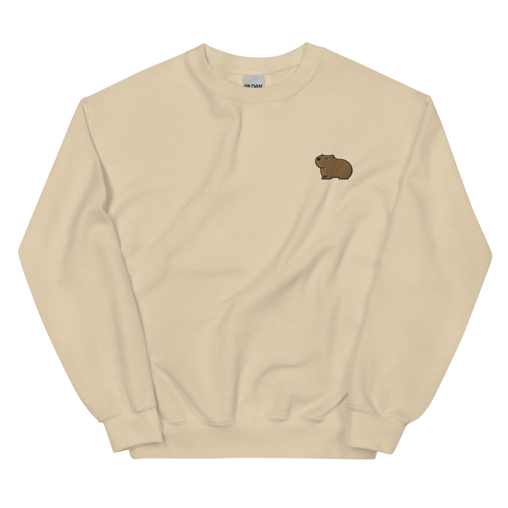 Capybara Embroidered Sweatshirt