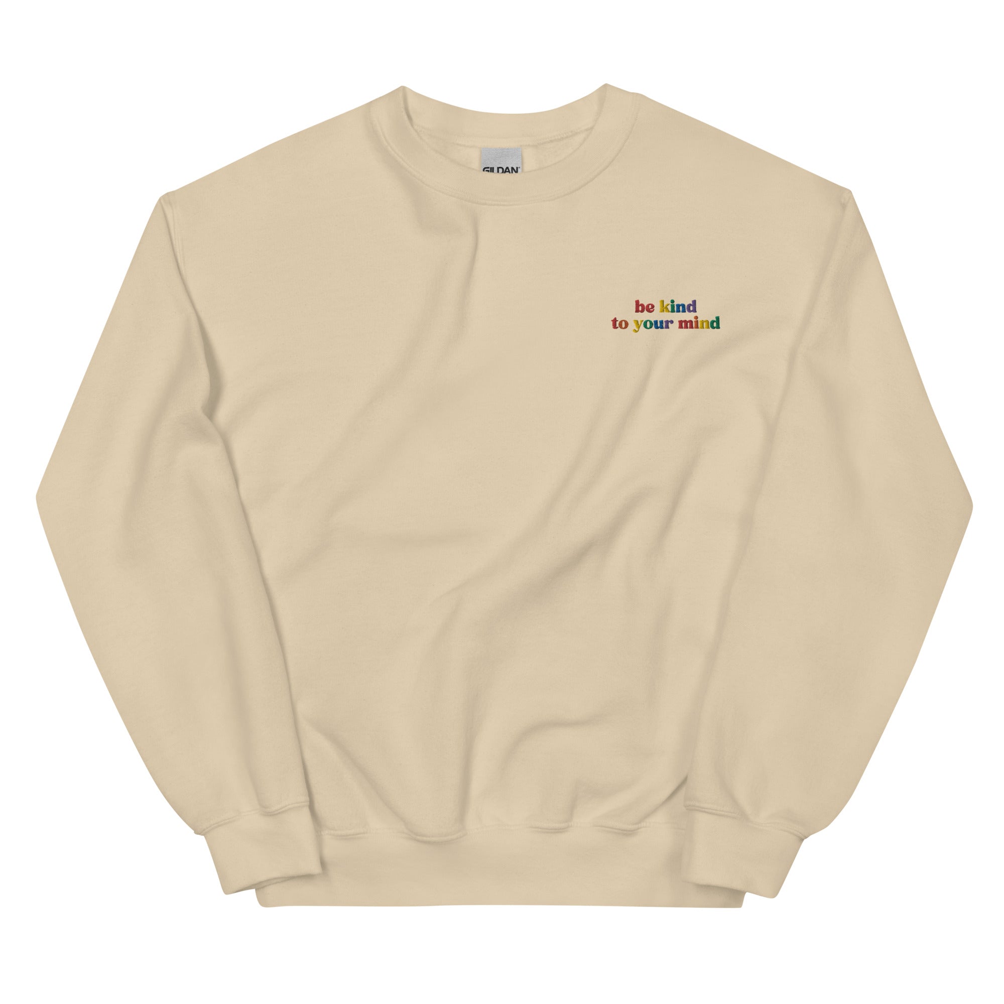 Be Kind to Your Mind Embroidered Sweatshirt
