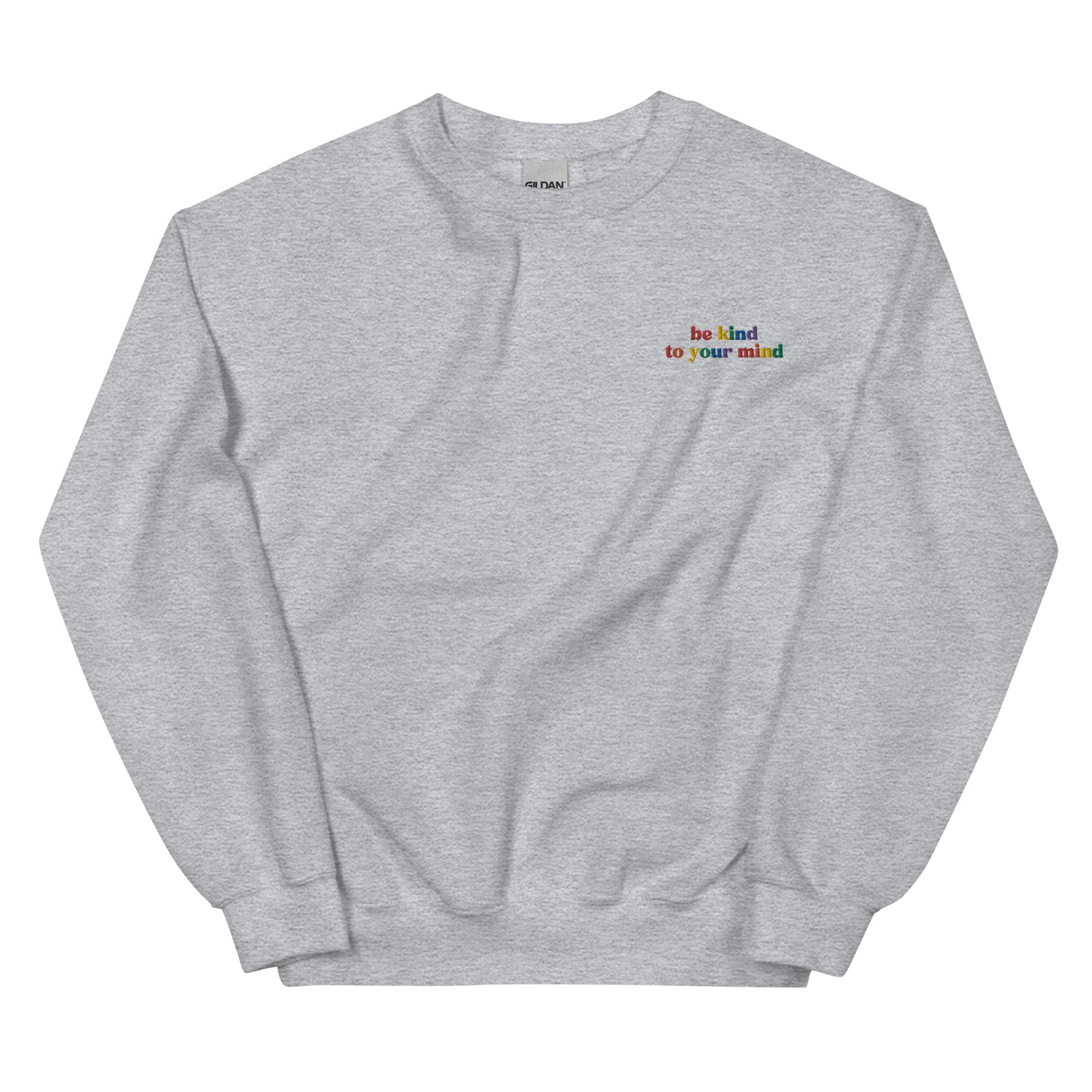 Be Kind to Your Mind Embroidered Sweatshirt