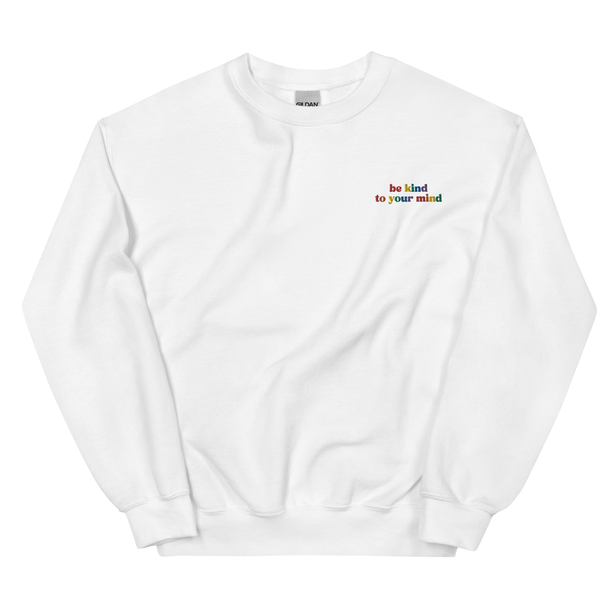Be Kind to Your Mind Embroidered Sweatshirt