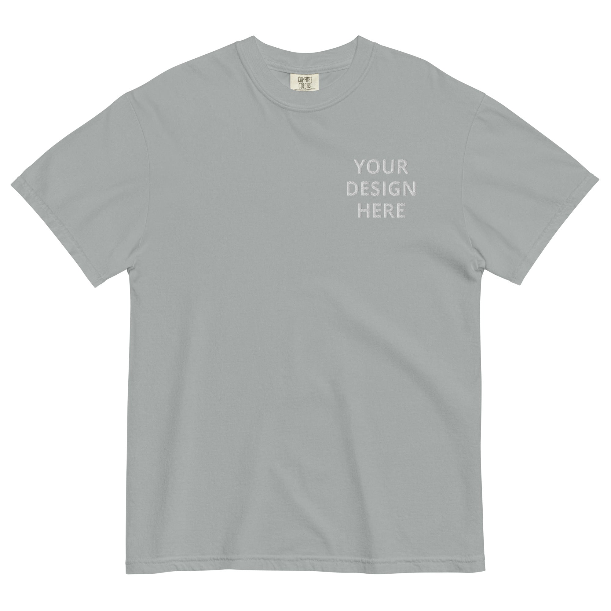 CUSTOM EMBROIDERED COMFORT COLORS T-SHIRT