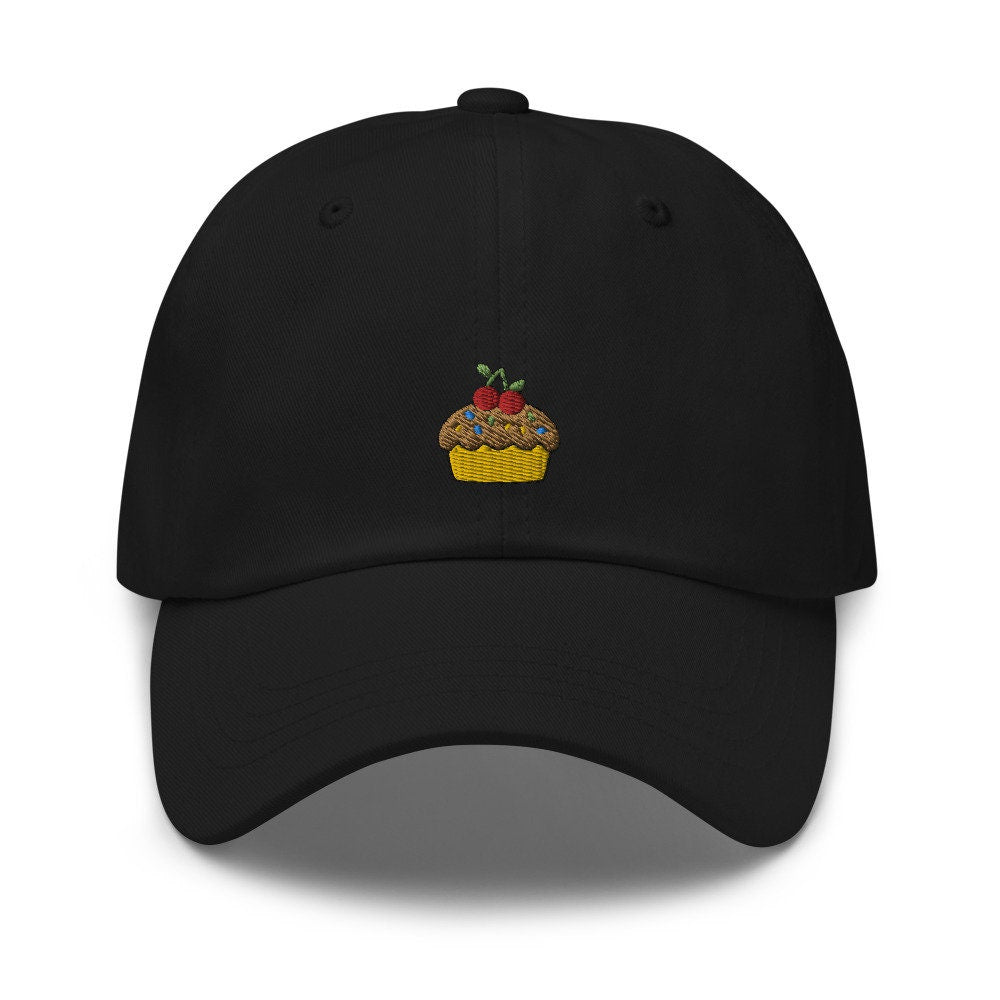 Cupcake Dessert Embroidered Dad Hat