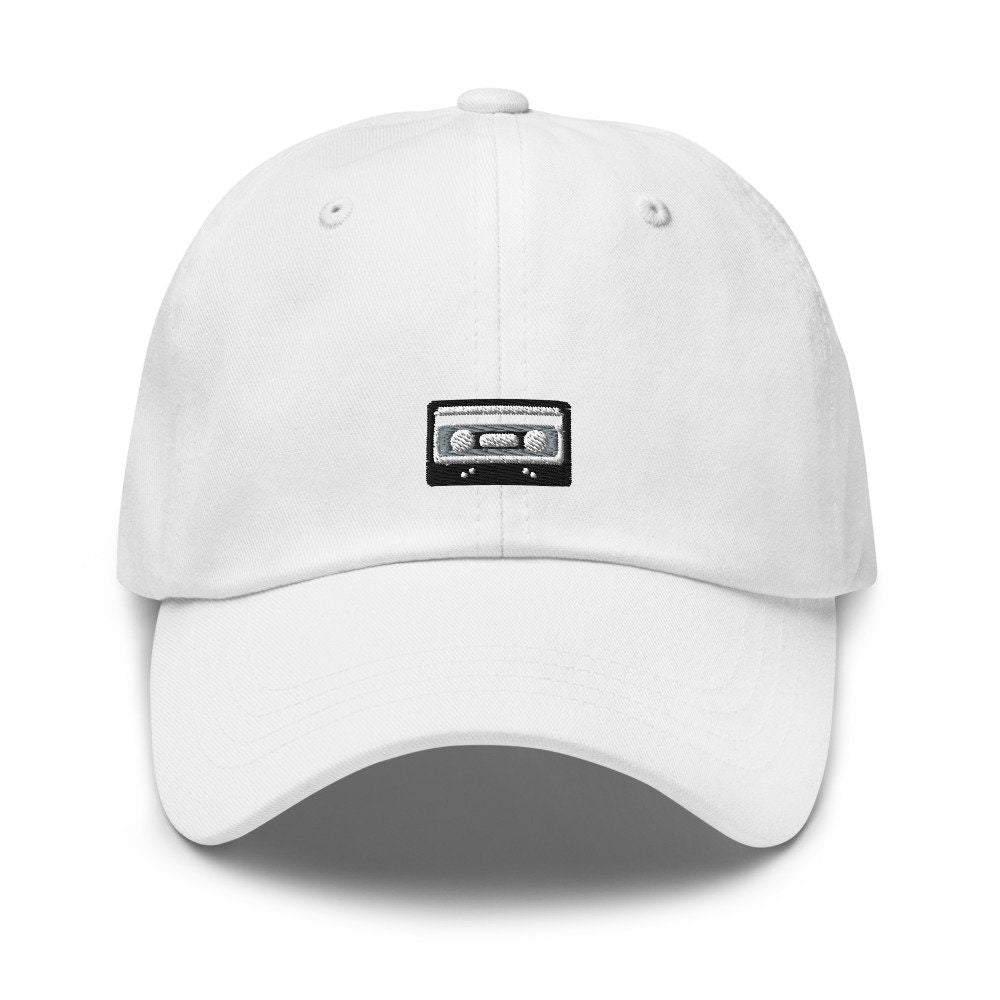 Cassette Tape Embroidered Dad Hat