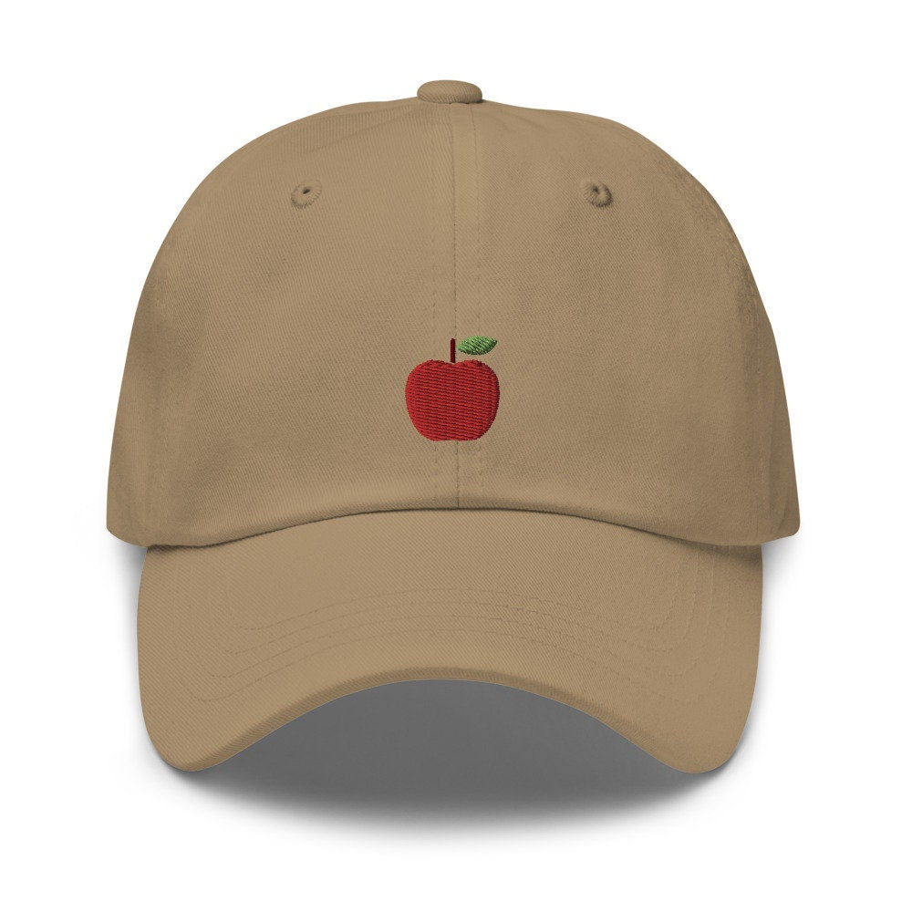 Apple Fruit Embroidered Dad Hat