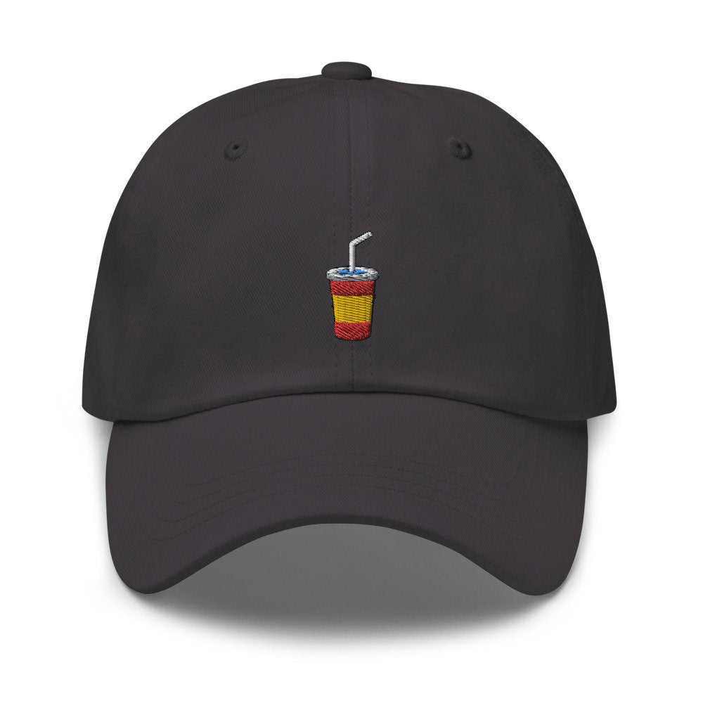 Soda & Soft Drink Plastic Cup Embroidered Dad Hat