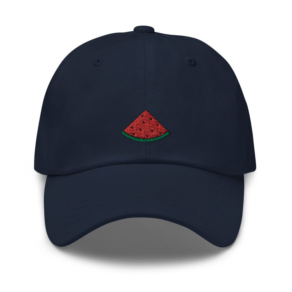 Watermelon Fruit Embroidered Dad Hat