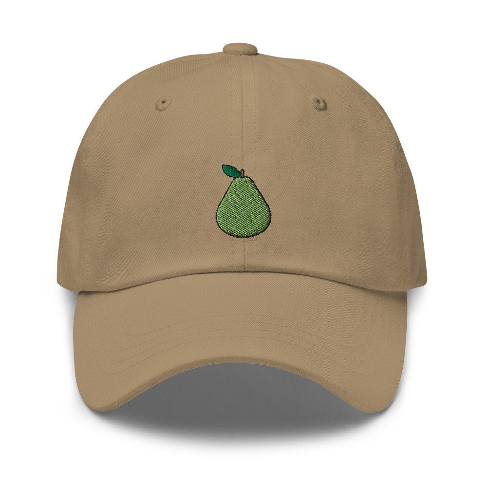 Pear Fruit Embroidered Dad Hat