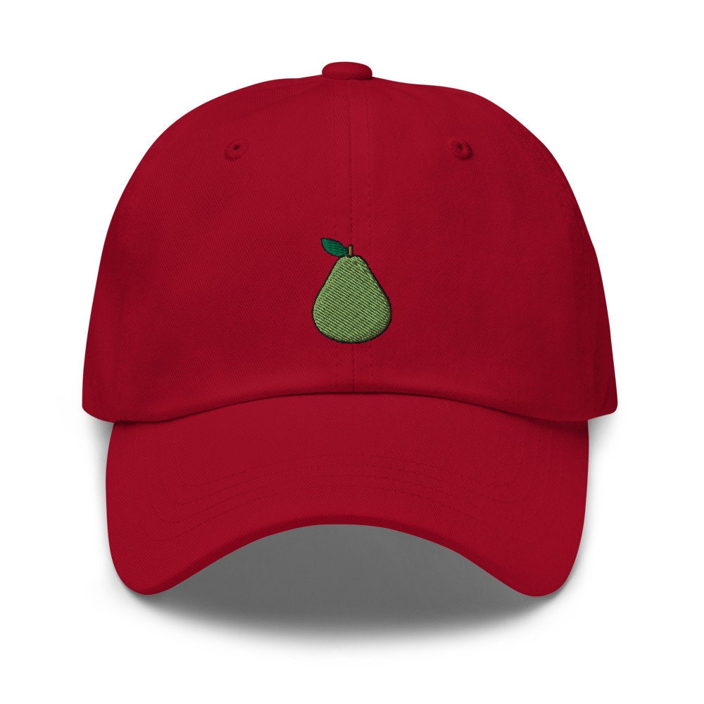 Pear Fruit Embroidered Dad Hat