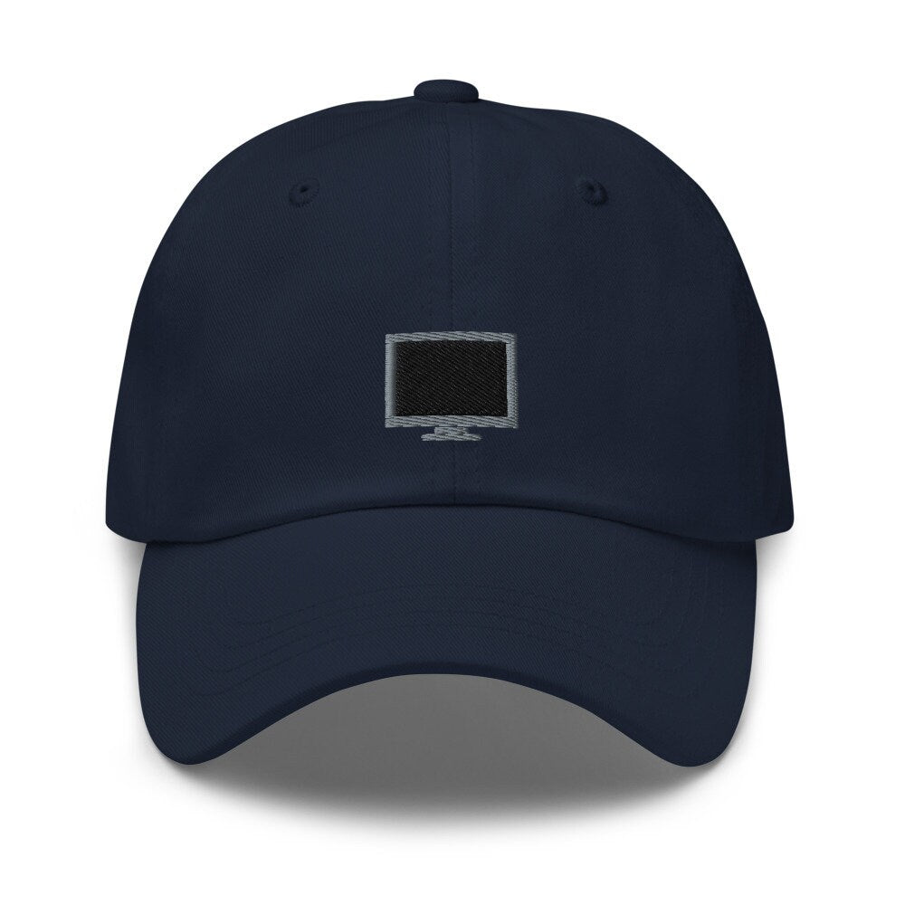 PC Monitor Embroidered Dad Hat