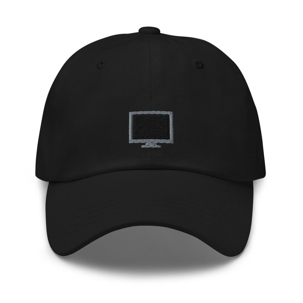 PC Monitor Embroidered Dad Hat