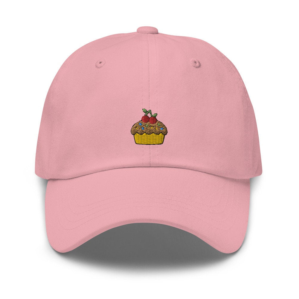 Cupcake Dessert Embroidered Dad Hat