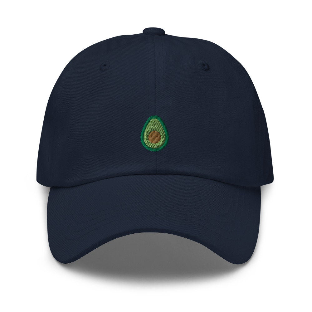 Avocado Fruit Embroidered Dad Hat