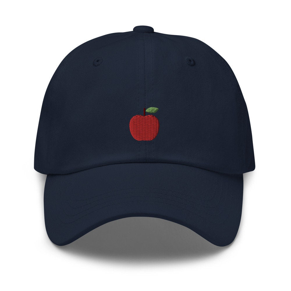 Apple Fruit Embroidered Dad Hat