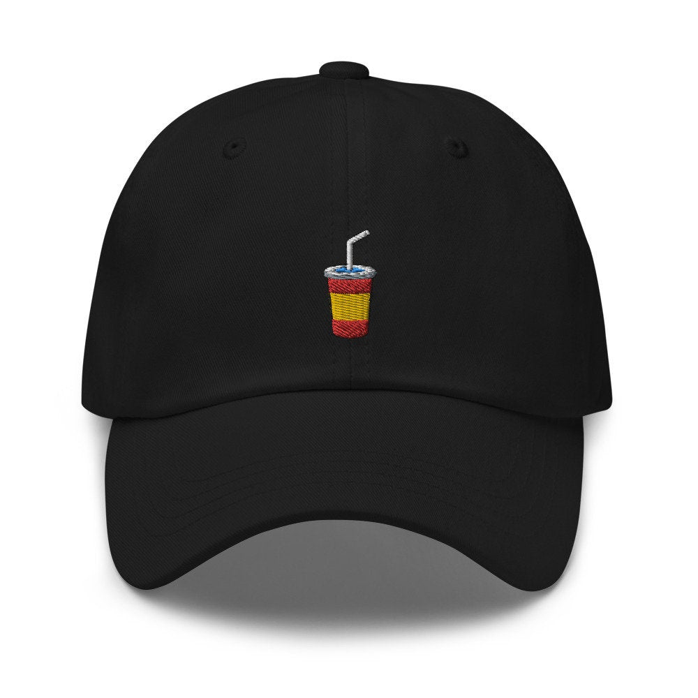 Soda & Soft Drink Plastic Cup Embroidered Dad Hat