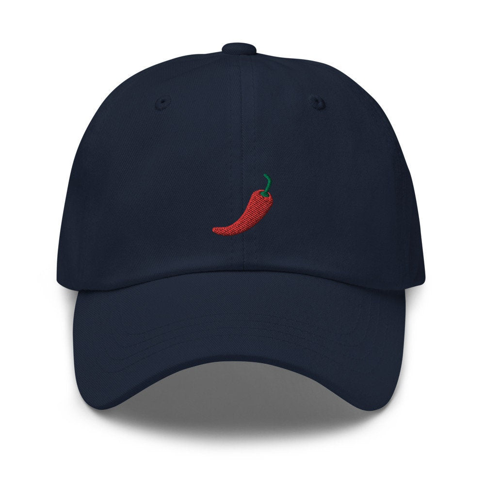 Spicy Red Hot Chili Pepper Embroidered Dad Hat
