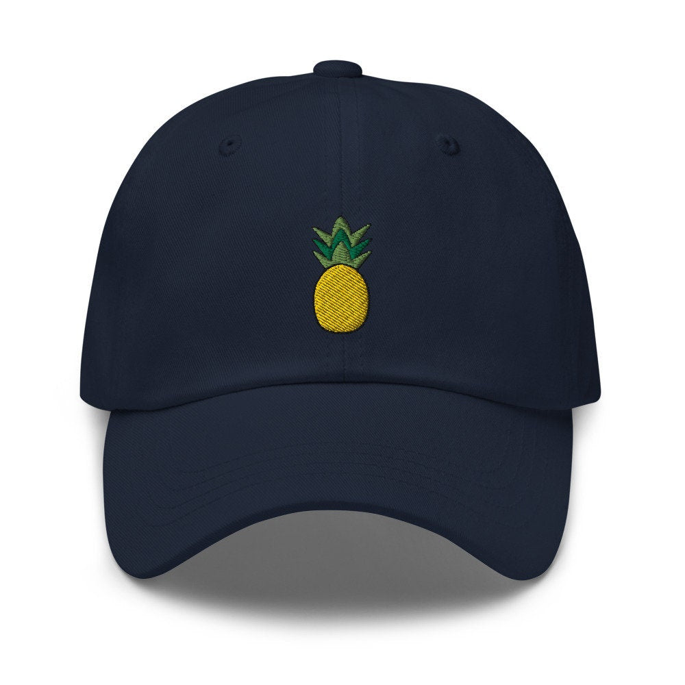 Pineapple Fruit Embroidered Dad Hat