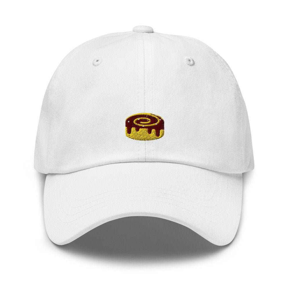 Cinnamon Bun Embroidered Dad Hat