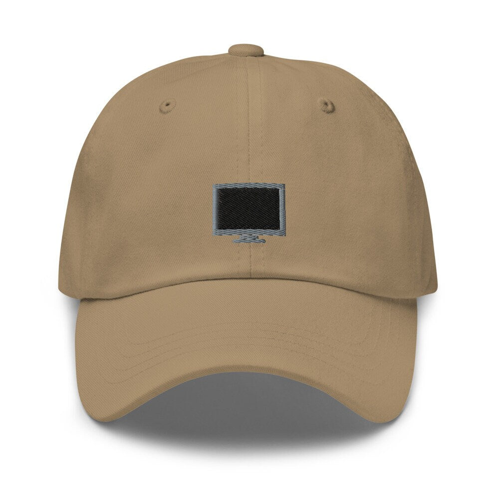 PC Monitor Embroidered Dad Hat