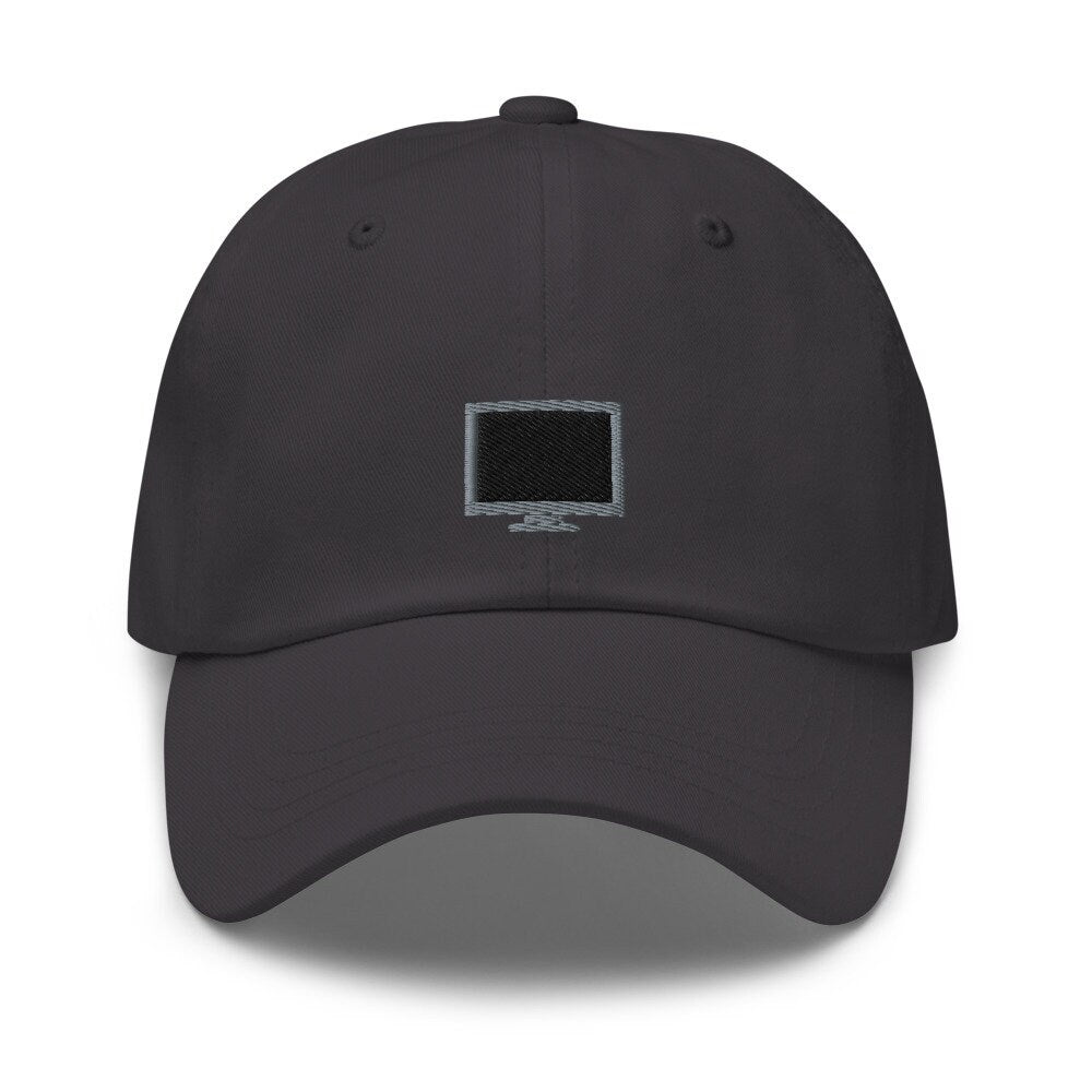 PC Monitor Embroidered Dad Hat