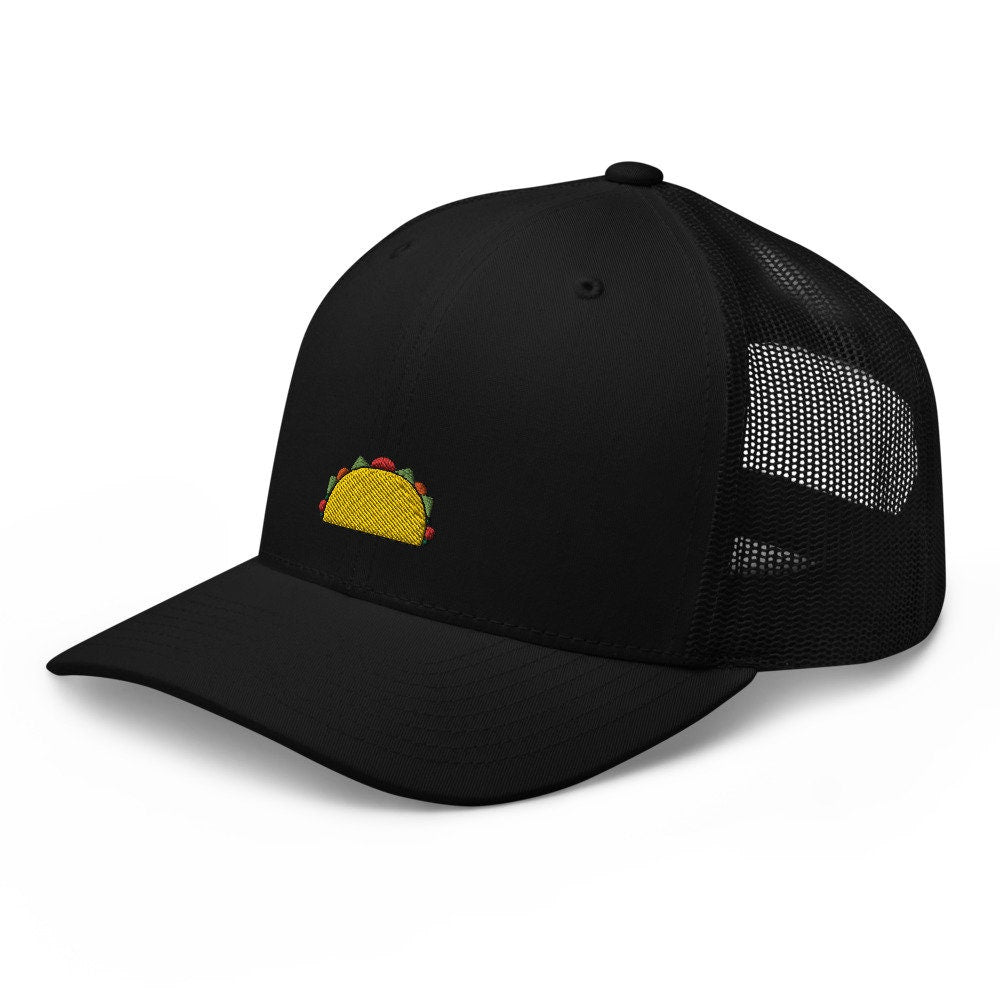 Taco Embroidered Trucker Hat, Mesh Cap Gift