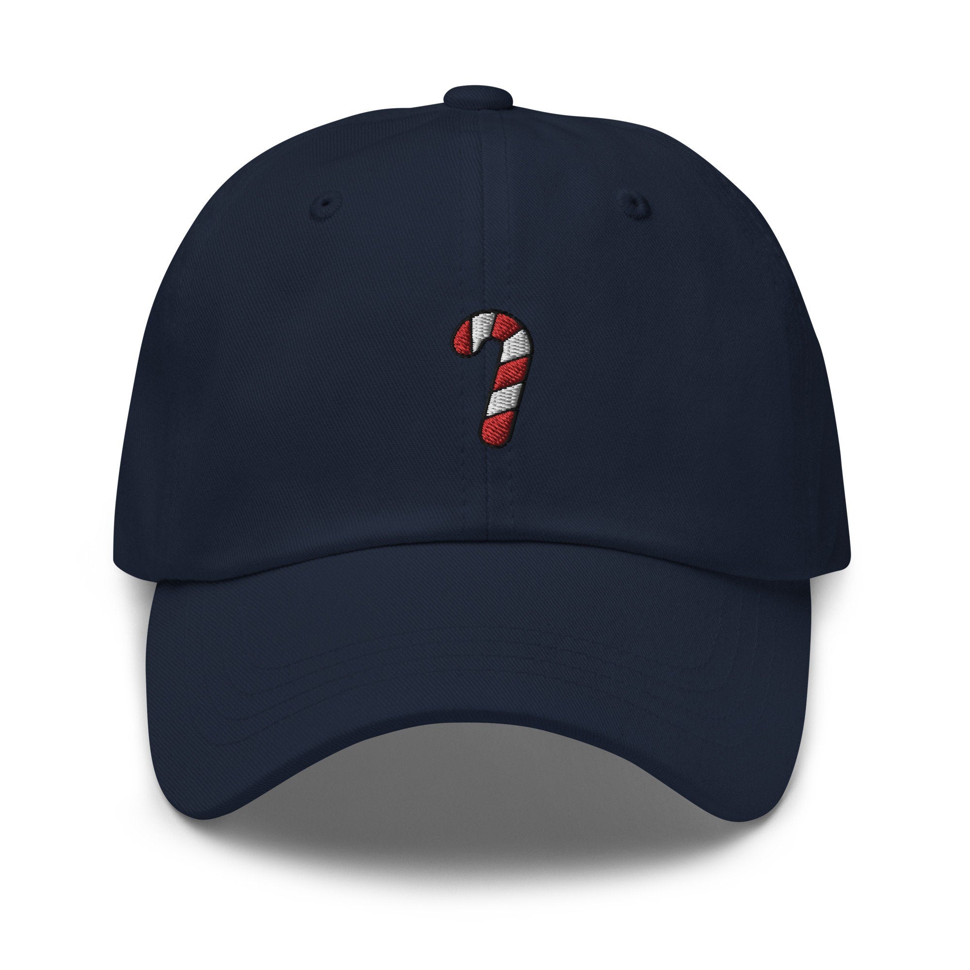 Candy Cane Embroidered Dad Hat