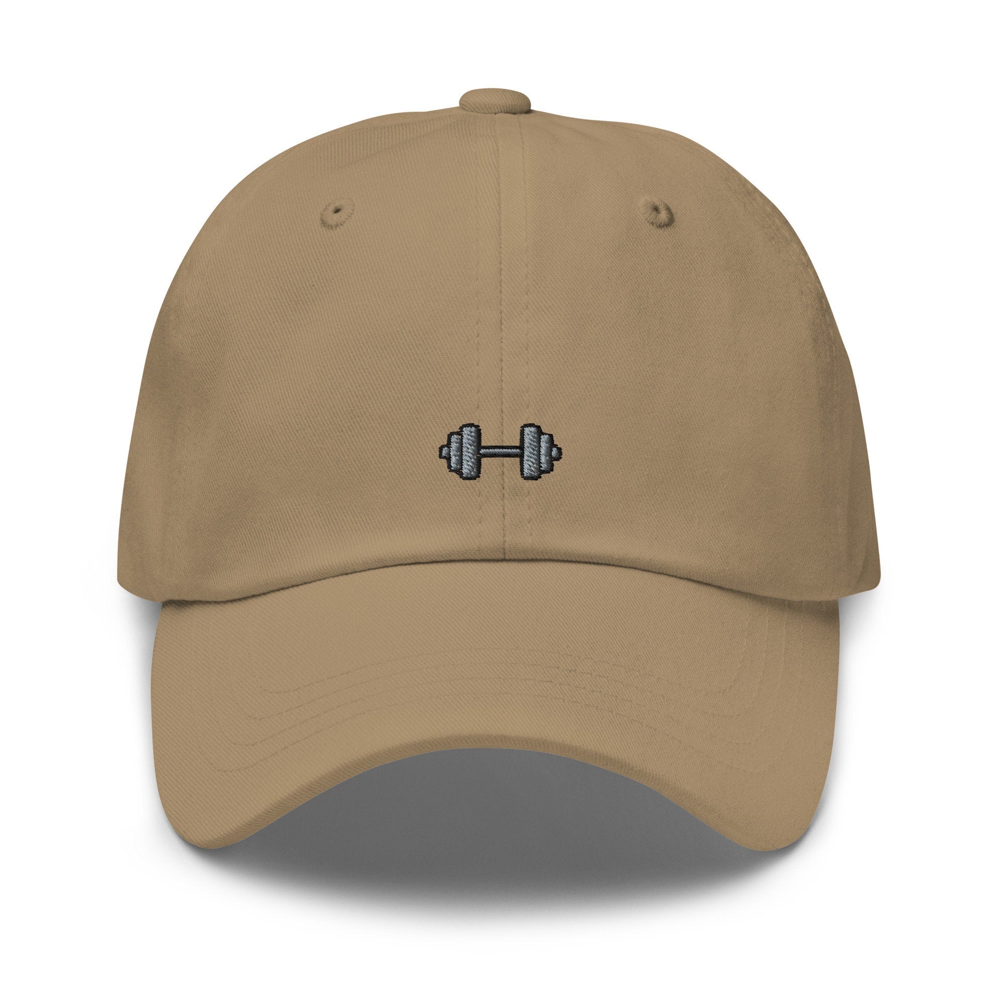 Dumbbell Embroidered Dad Hat