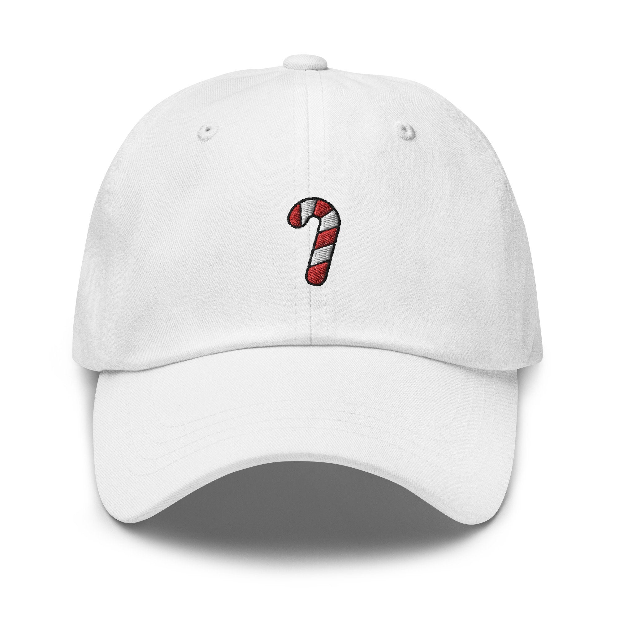 Candy Cane Embroidered Dad Hat