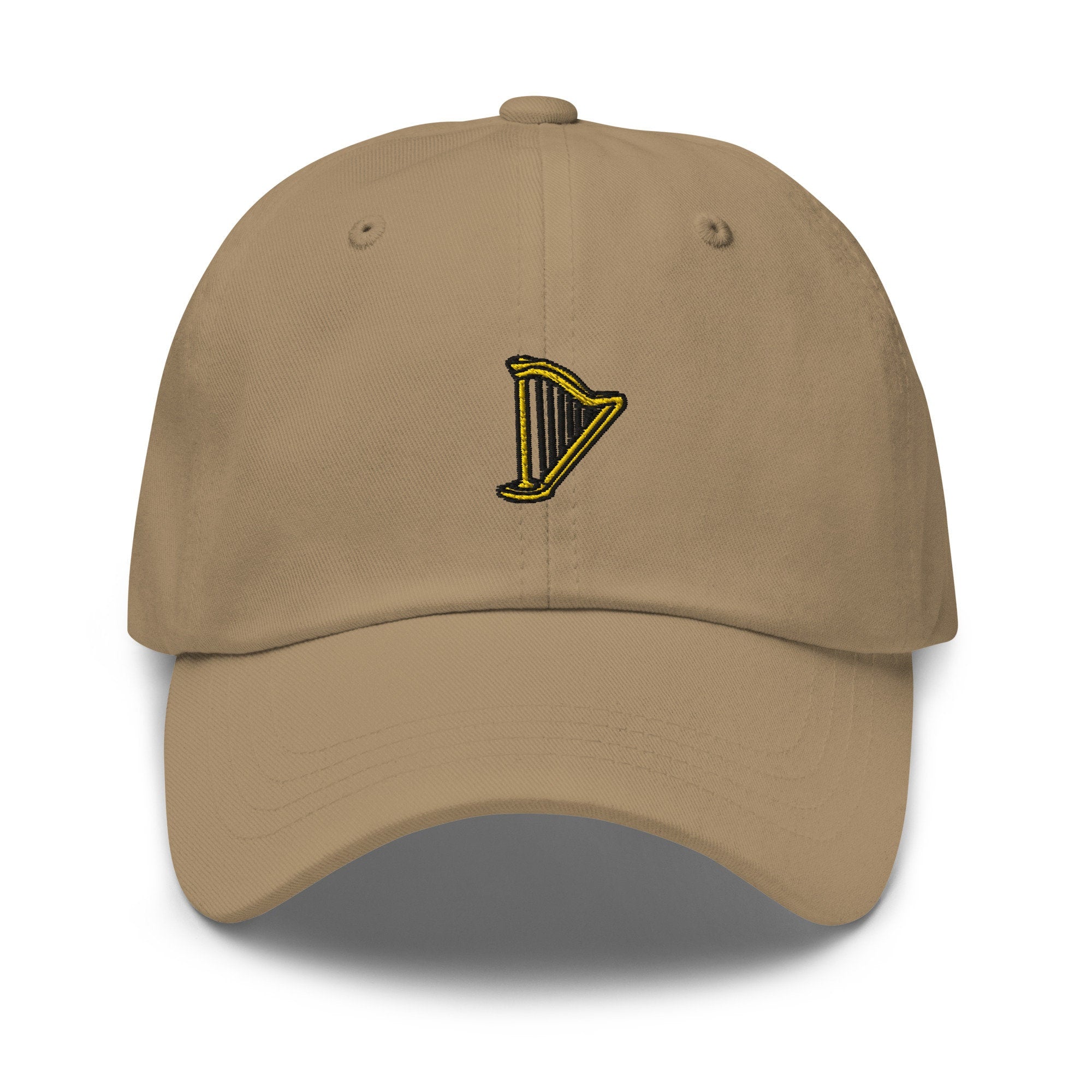 Harp Embroidered Dad Hat