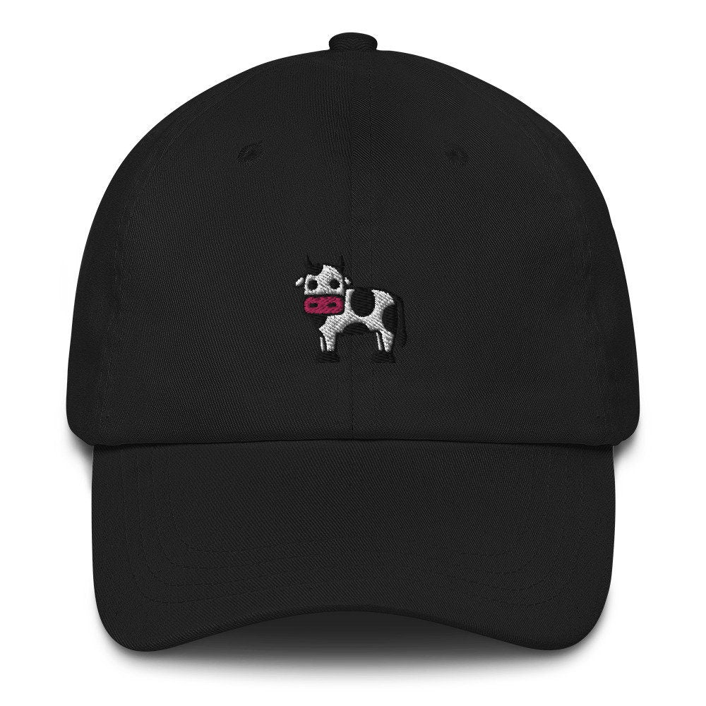 Cow Embroidered Dad Hat