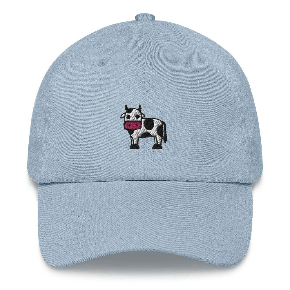 Cow Embroidered Dad Hat