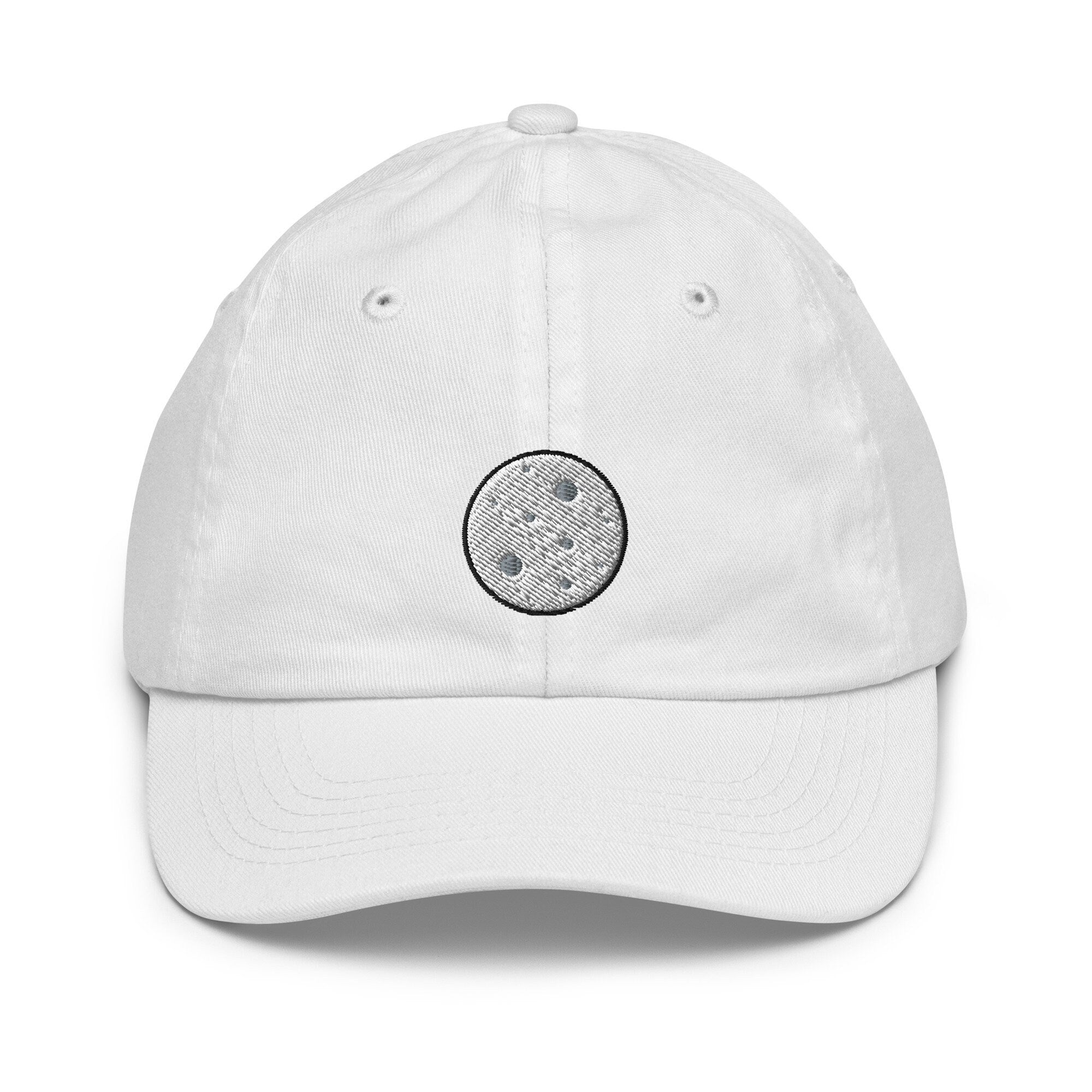 Kids Moon Youth Baseball Cap, Embroidered Kids Hat, Childrens Hat Gift - Multiple Colors