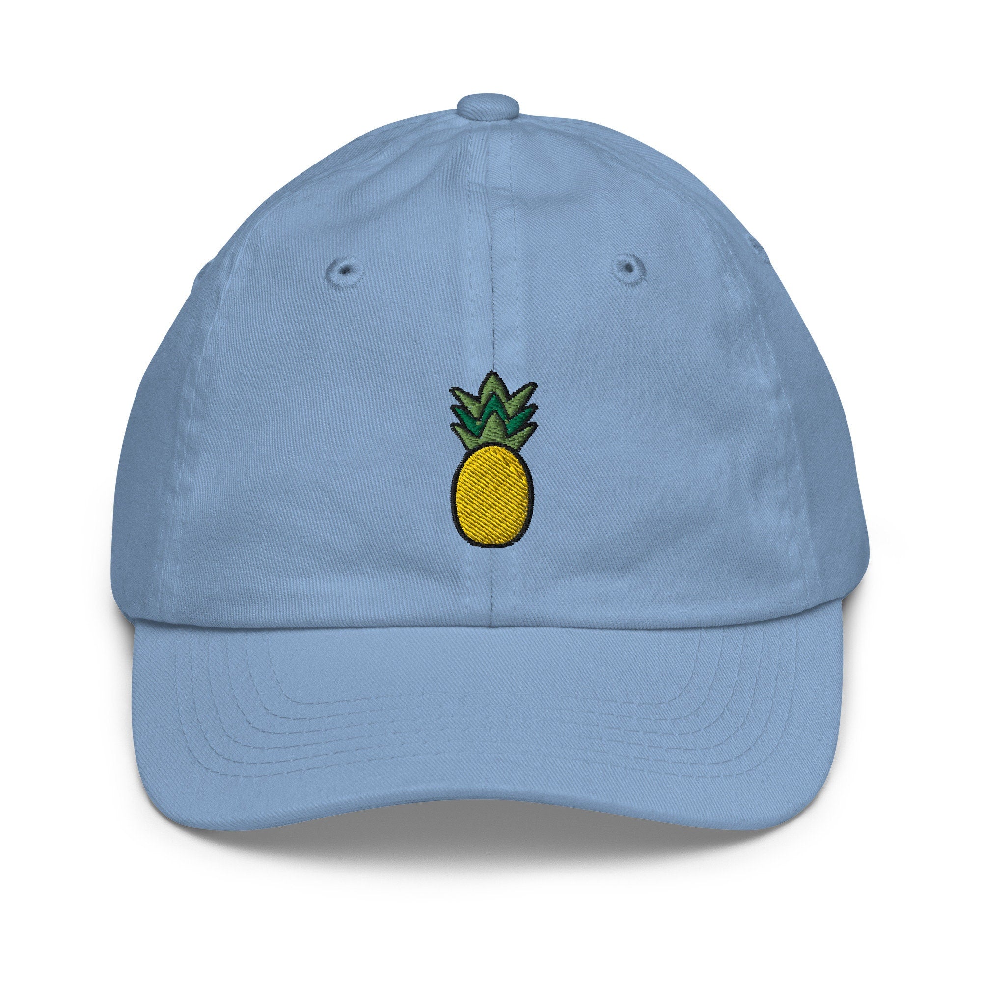 Kids Pineapple Youth Baseball Cap, Embroidered Kids Hat, Childrens Hat Gift - Multiple Colors