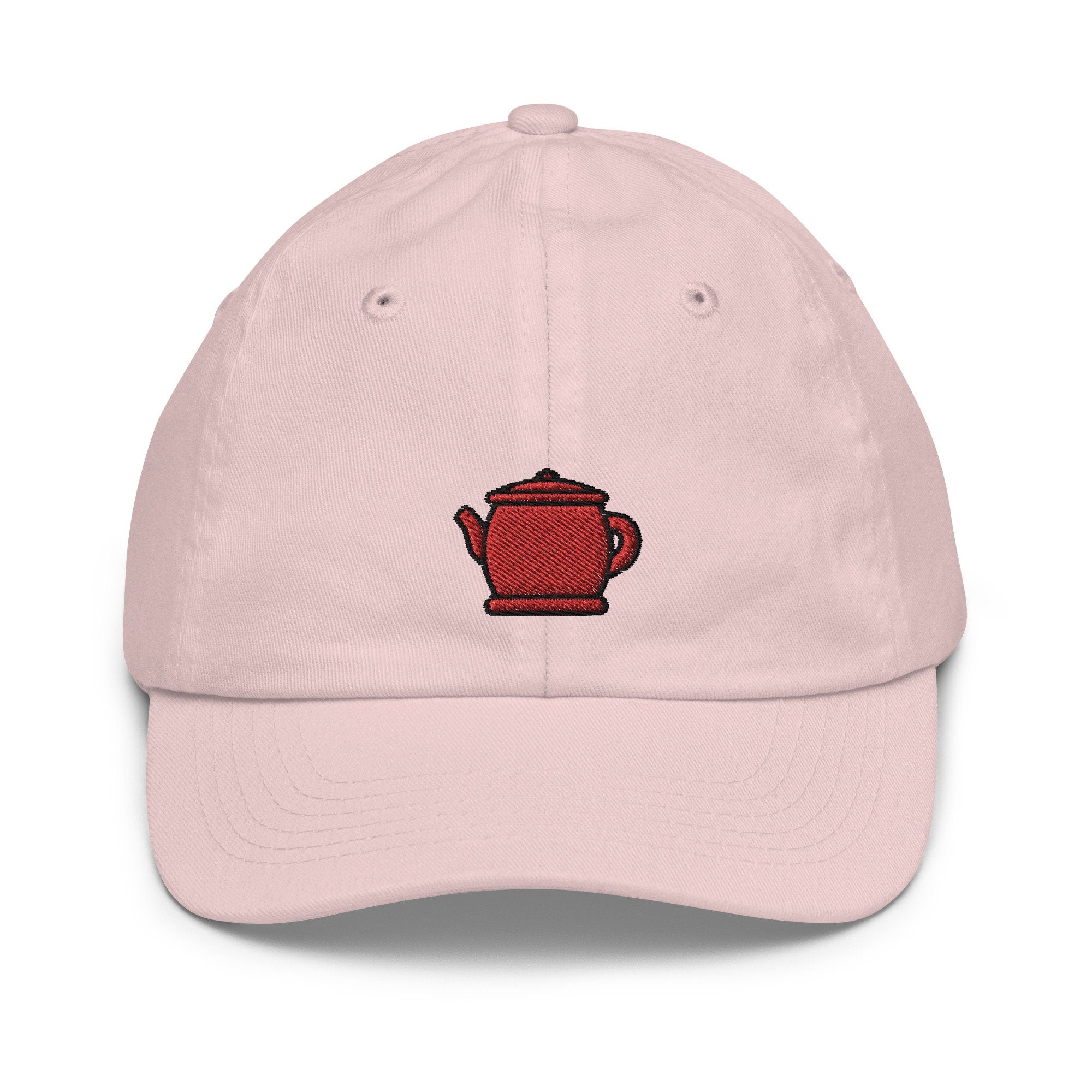 Kids Teapot Youth Baseball Cap, Embroidered Kids Hat, Childrens Hat Gift - Multiple Colors