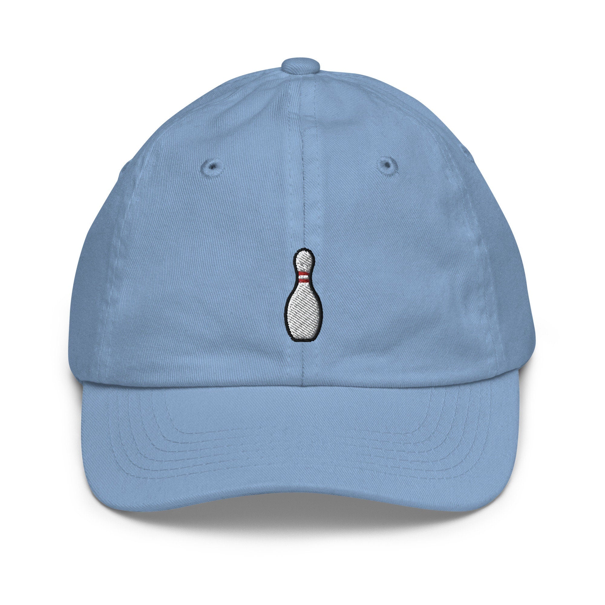 Kids Bowling Pin Youth Baseball Cap, Embroidered Kids Hat, Childrens Hat Gift - Multiple Colors