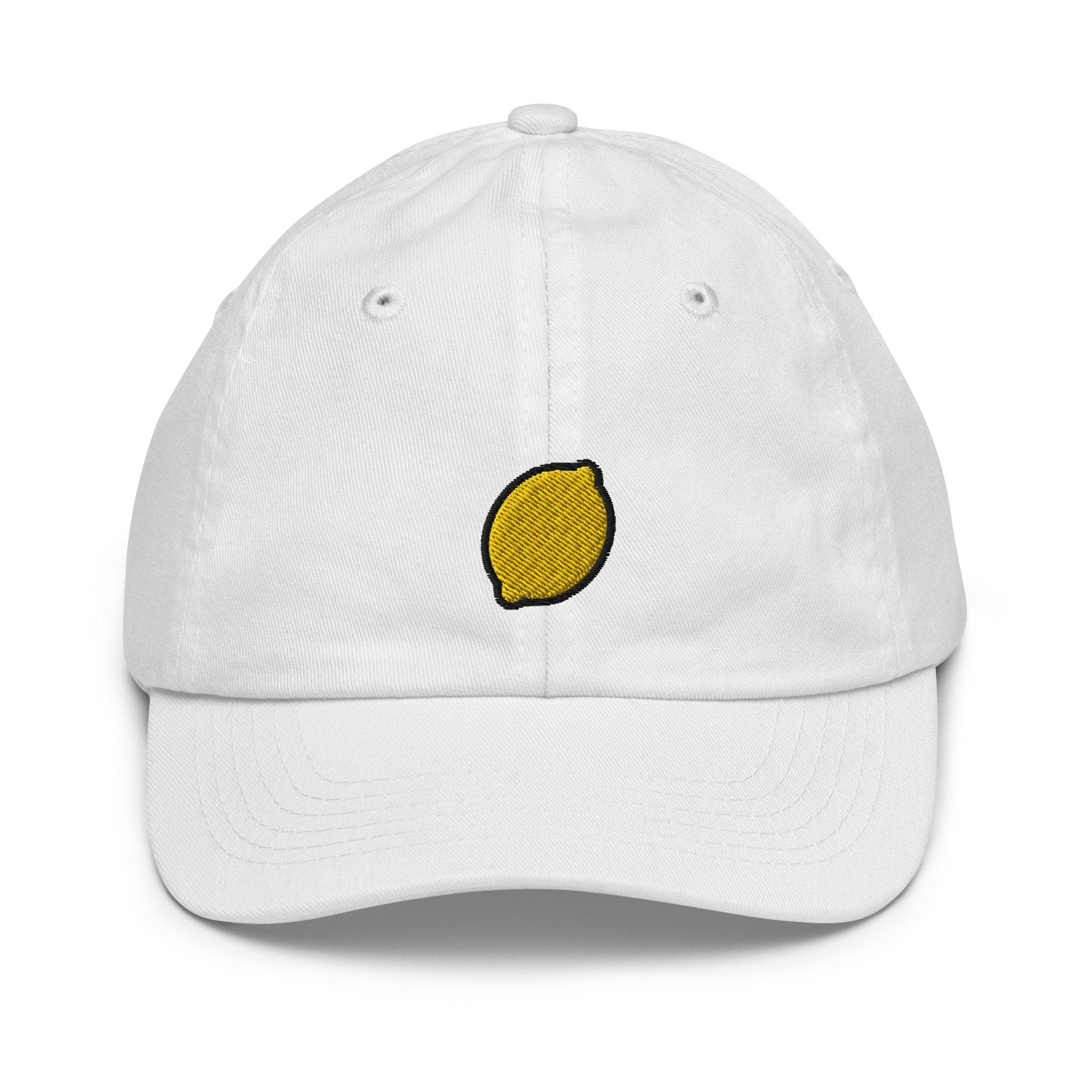 Kids Lemon Youth Baseball Cap, Embroidered Kids Hat, Childrens Hat Gift - Multiple Colors