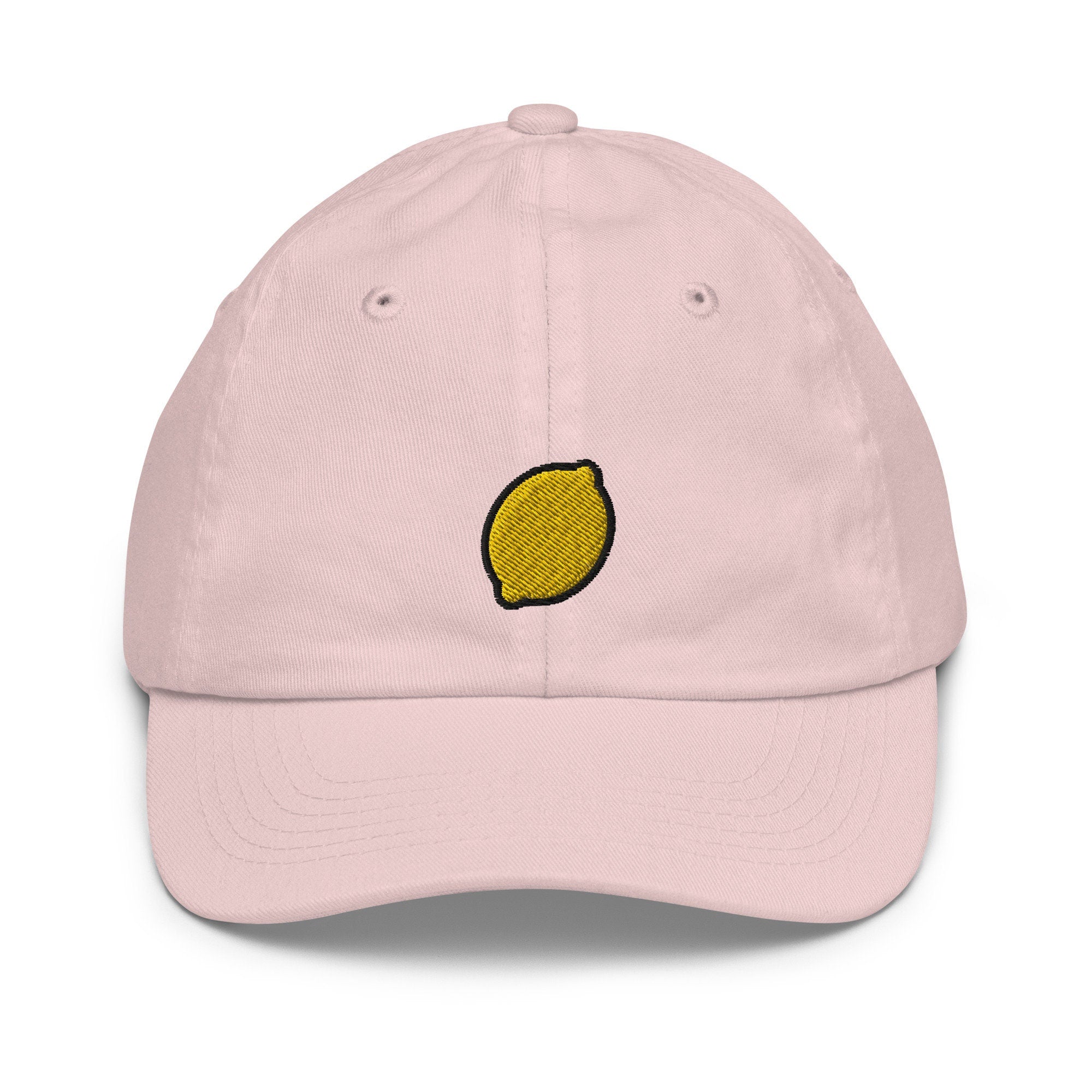 Kids Lemon Youth Baseball Cap, Embroidered Kids Hat, Childrens Hat Gift - Multiple Colors