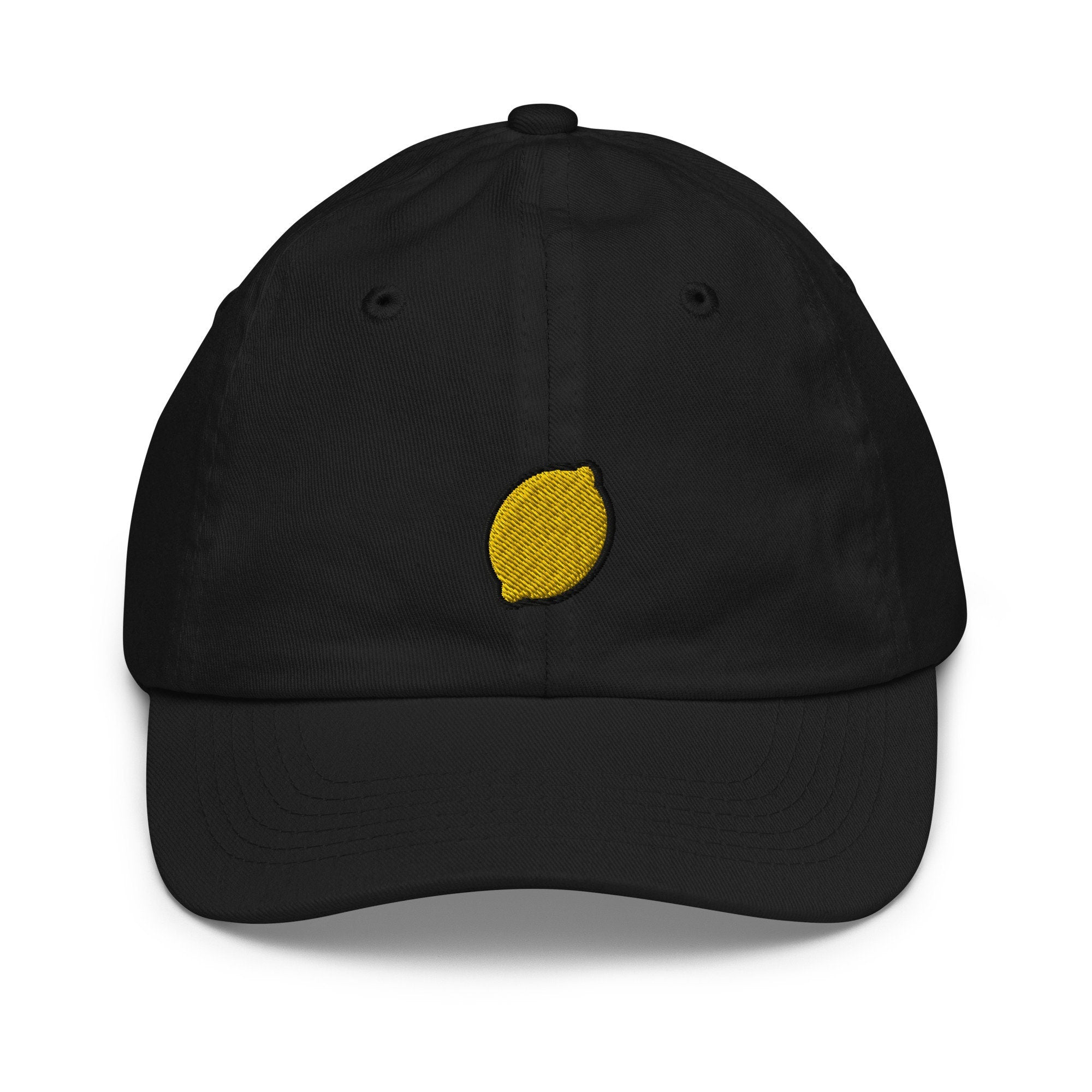 Kids Lemon Youth Baseball Cap, Embroidered Kids Hat, Childrens Hat Gift - Multiple Colors