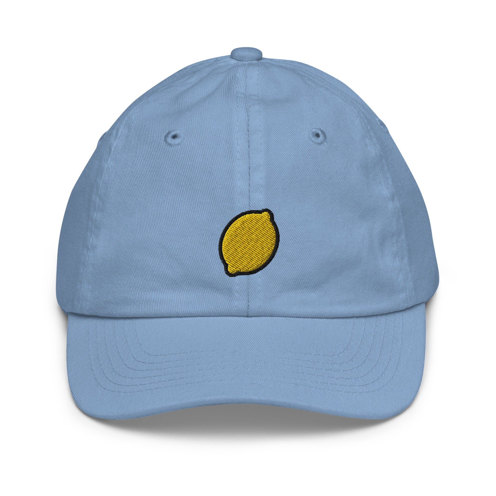 Kids Lemon Youth Baseball Cap, Embroidered Kids Hat, Childrens Hat Gift - Multiple Colors