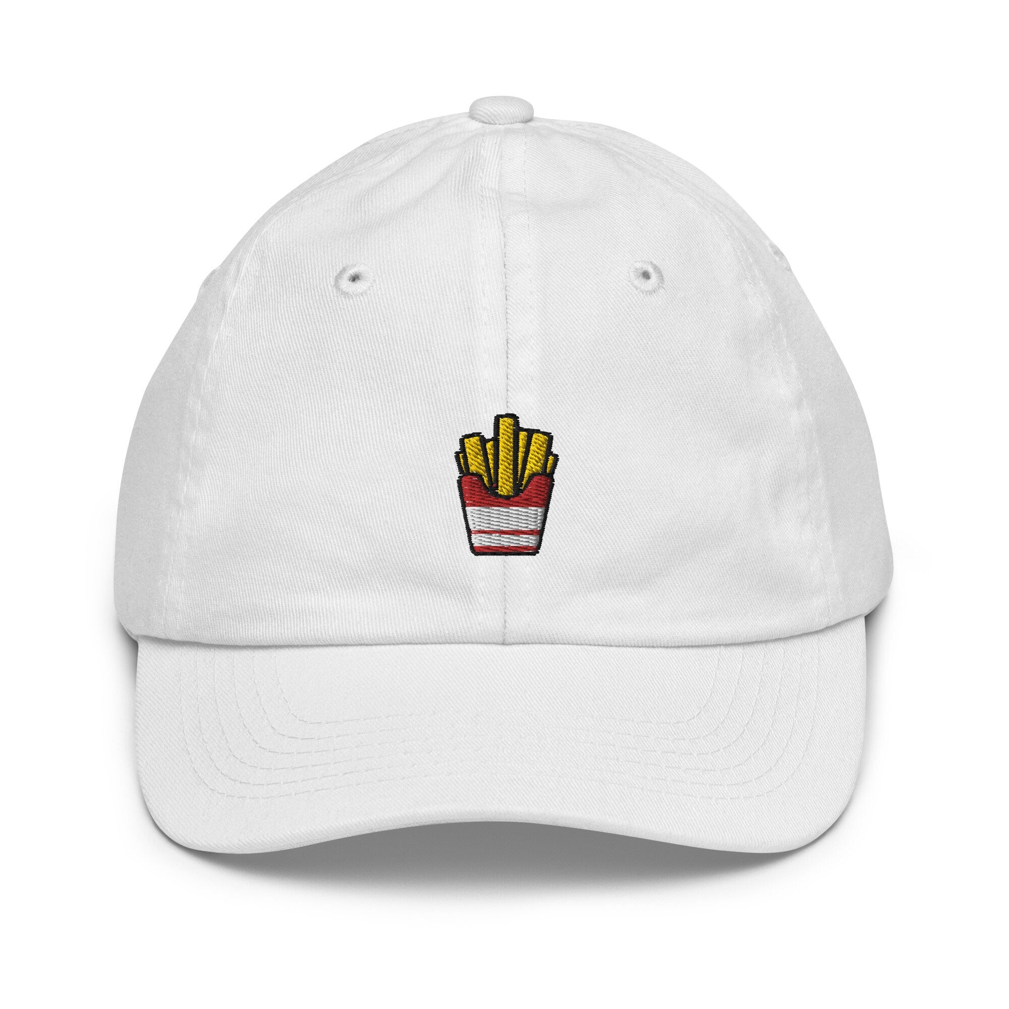 Kids French Fries Youth Baseball Cap, Embroidered Kids Hat, Childrens Hat Gift - Multiple Colors