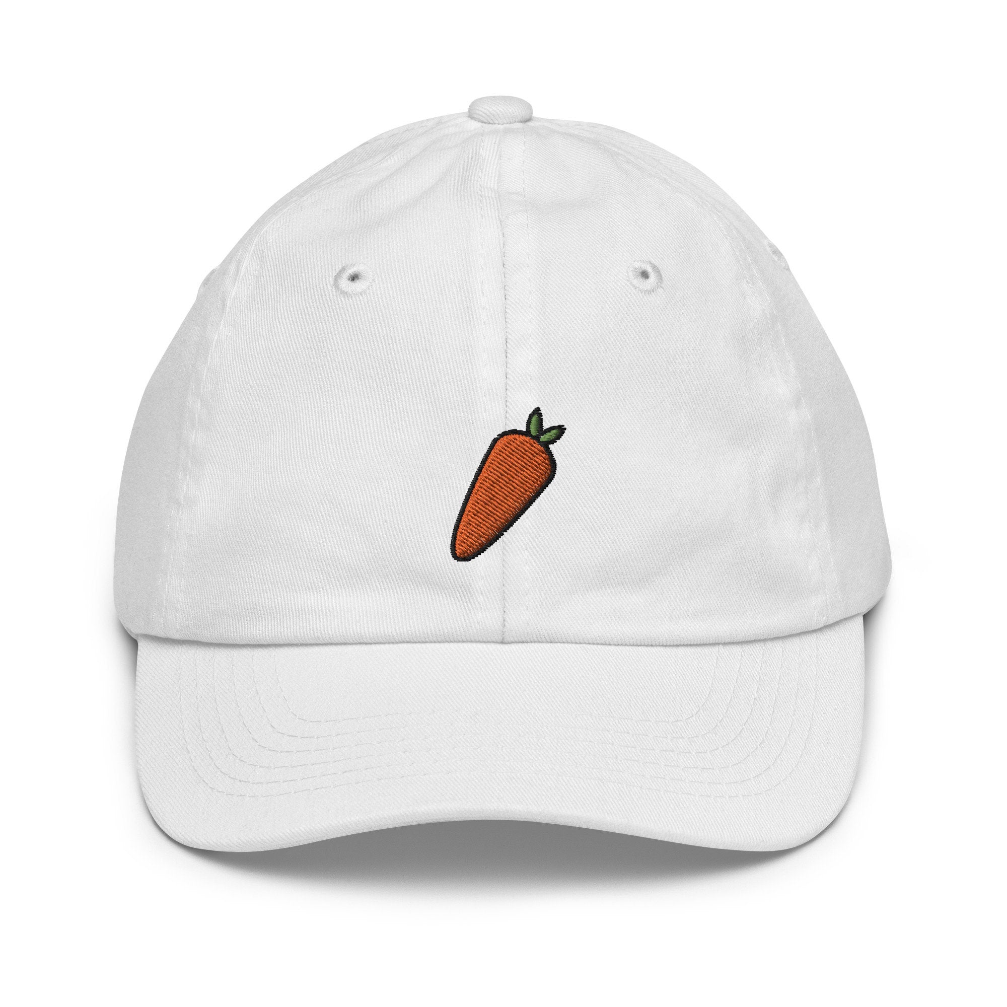 Kids Carrot Youth Baseball Cap, Embroidered Kids Hat, Childrens Hat Gift - Multiple Colors