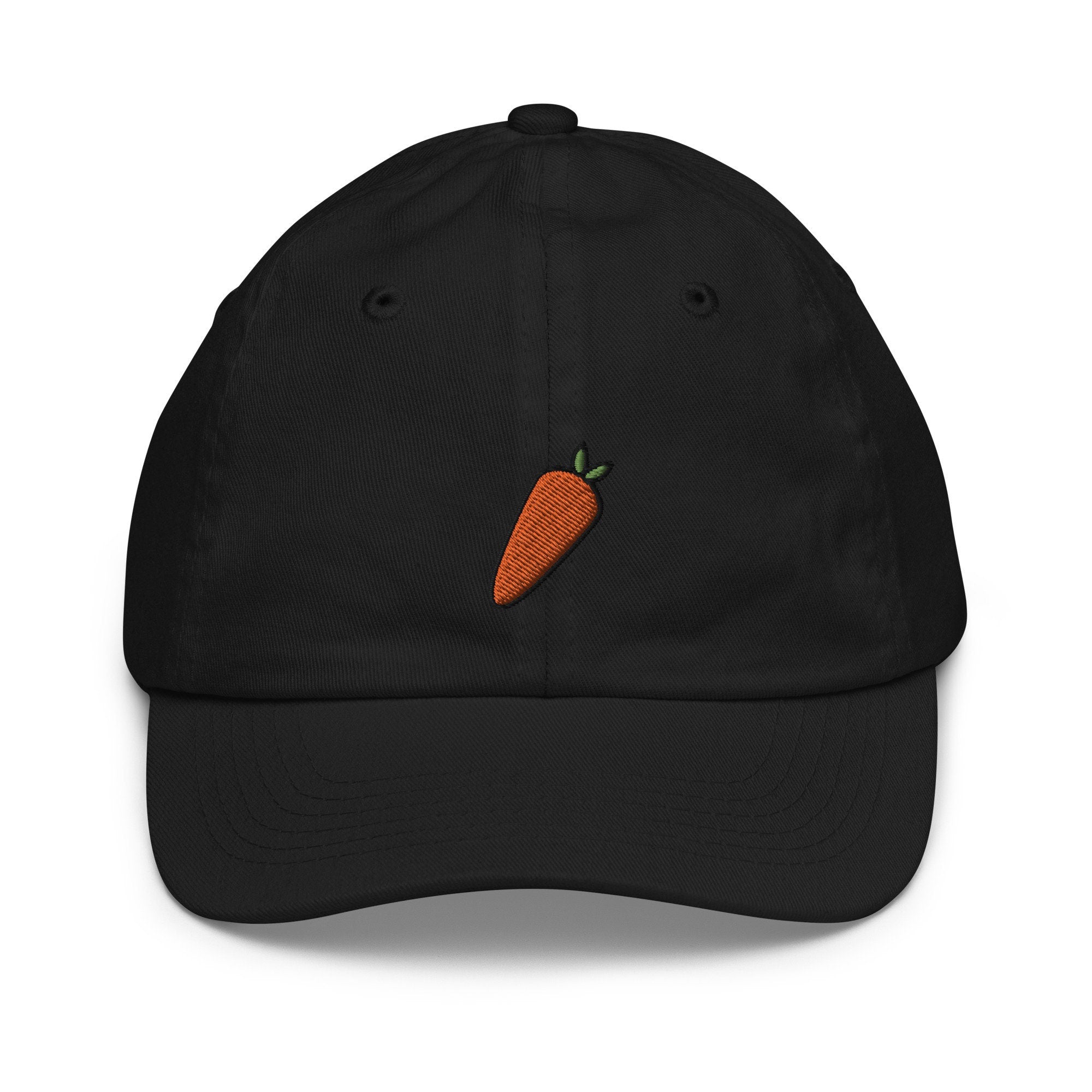 Kids Carrot Youth Baseball Cap, Embroidered Kids Hat, Childrens Hat Gift - Multiple Colors