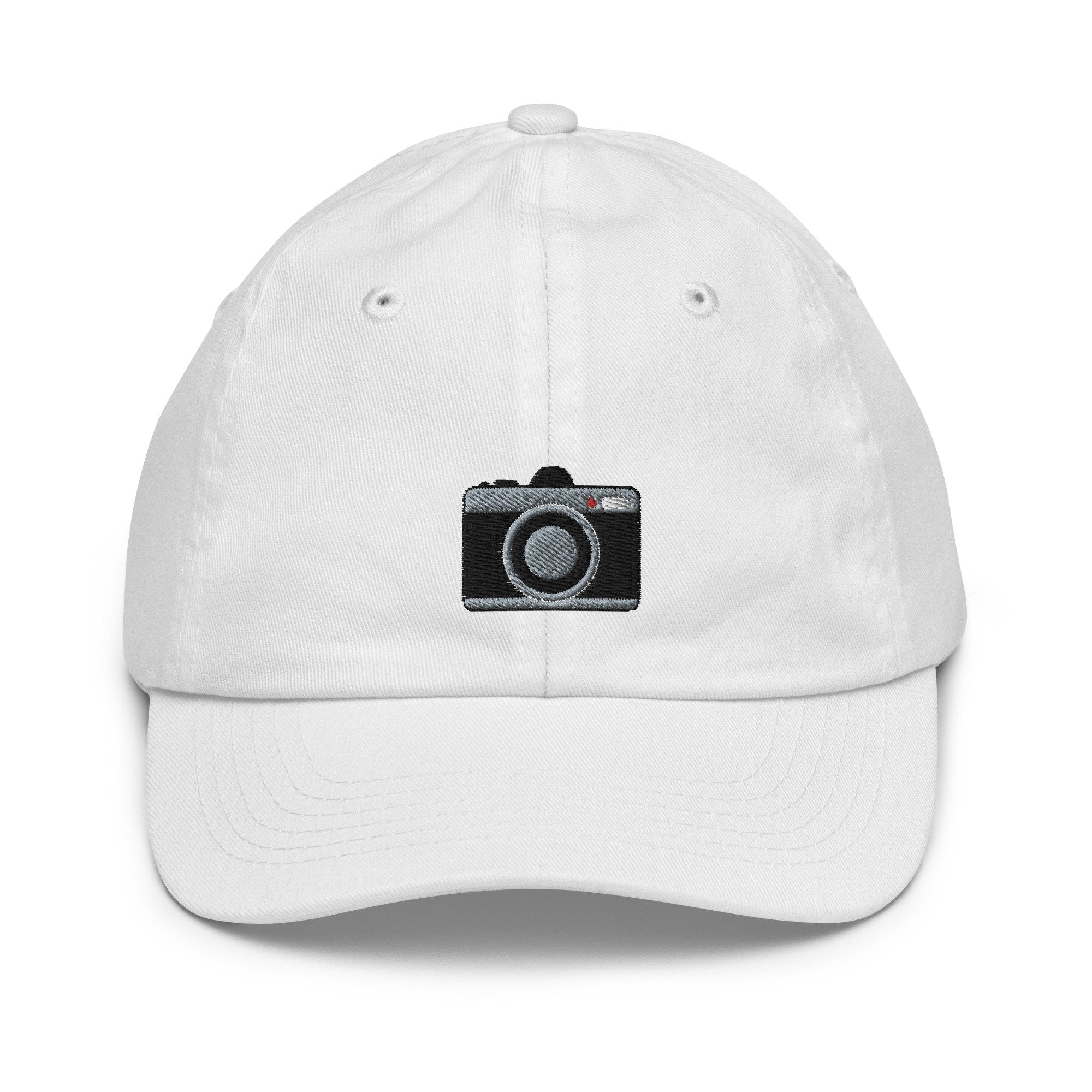 Kids Camera Youth Baseball Cap, Embroidered Kids Hat, Childrens Hat Gift - Multiple Colors